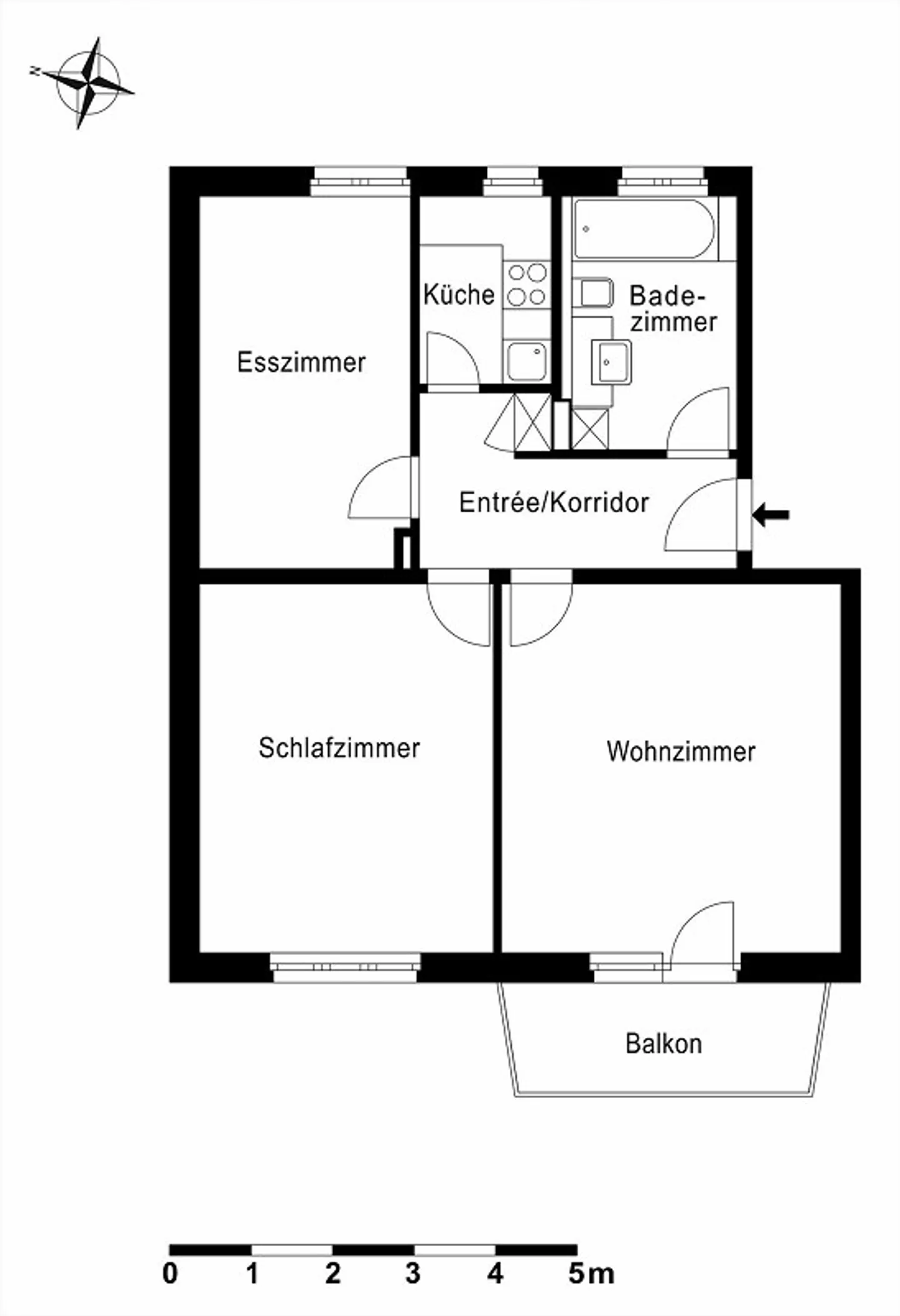 Charmante Wohnung in Langnau - Foto 9 von 9
