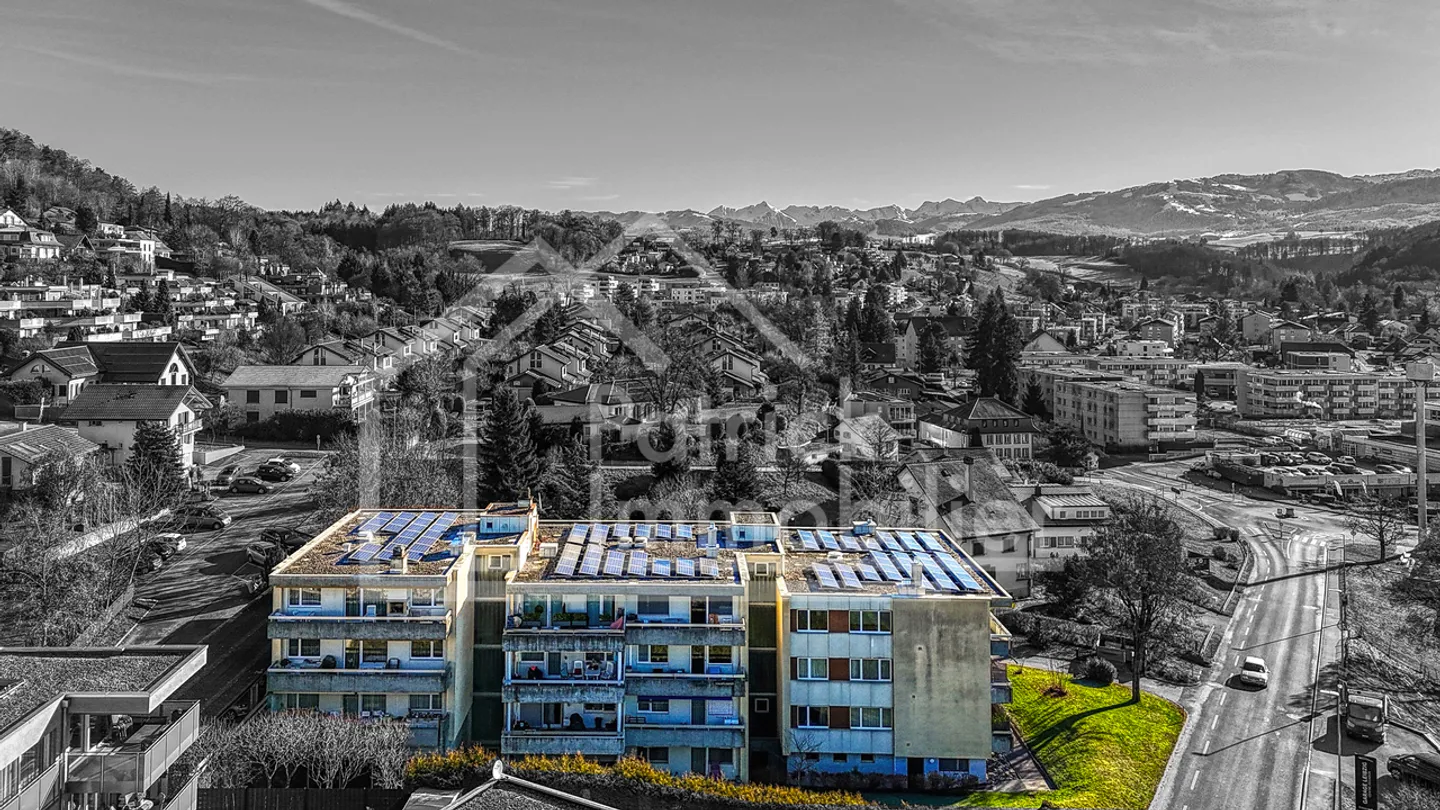 Spazioso appartamento 3.5 – Piscina interna a Marly - Foto 2 di 13