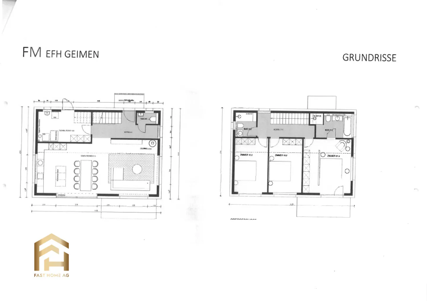 Modernes Einfamilienhaus in Geimen - Foto 3 von 13