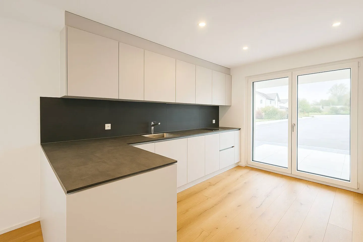 Modernes Doppeleinfamilienhaus mit Garten - Foto 4 von 8