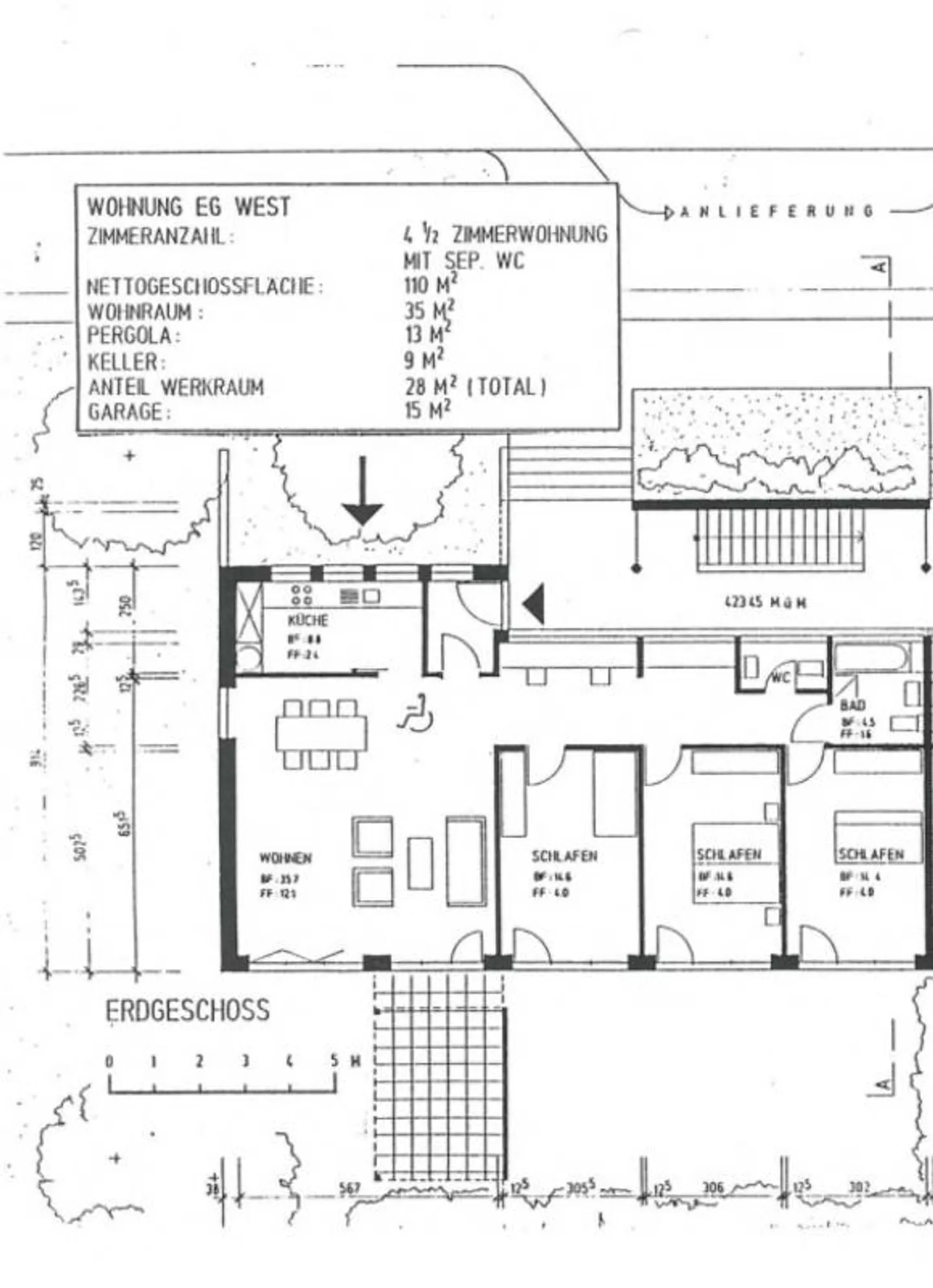 Grosszügige 4.5-Zimmerwohnung mit Pergola - Foto 11 von 11