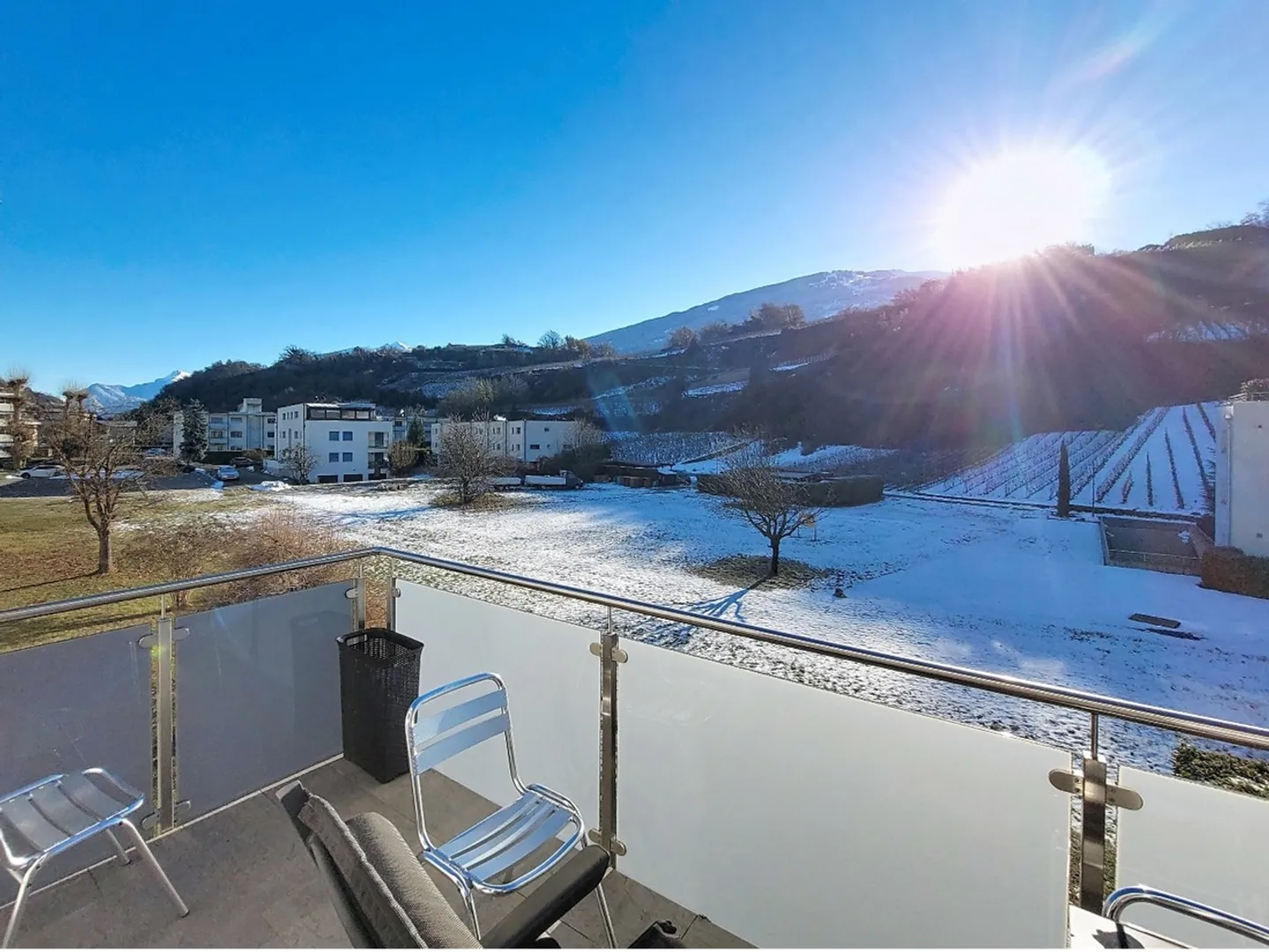 Sion/Pont-de-la-Morge, bellissimo appartamento di 4,5 locali di 104 m2, balcone e 2 posti auto - Foto 19 di 23