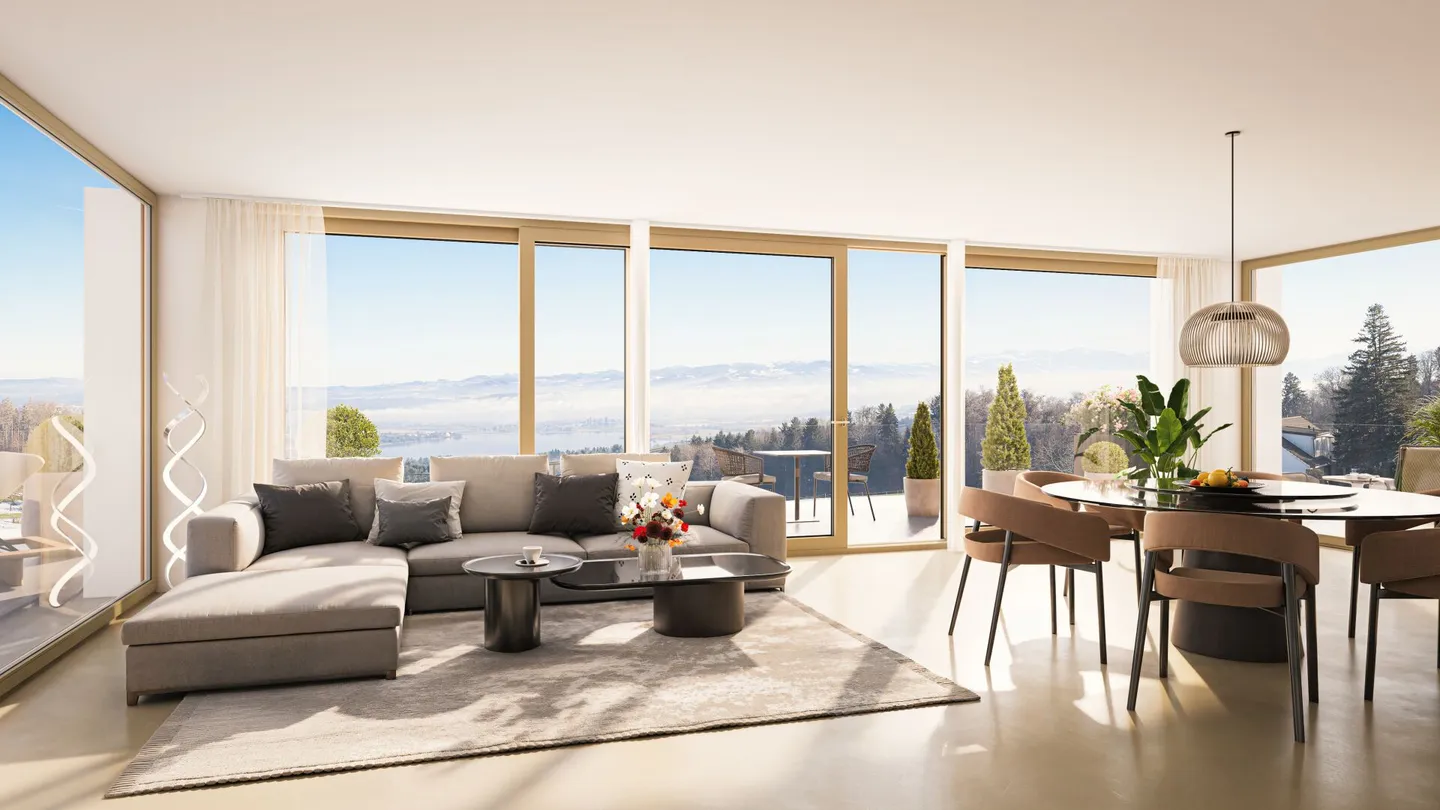 Exklusives Penthouse mit Panoramasicht - Foto 1 von 5