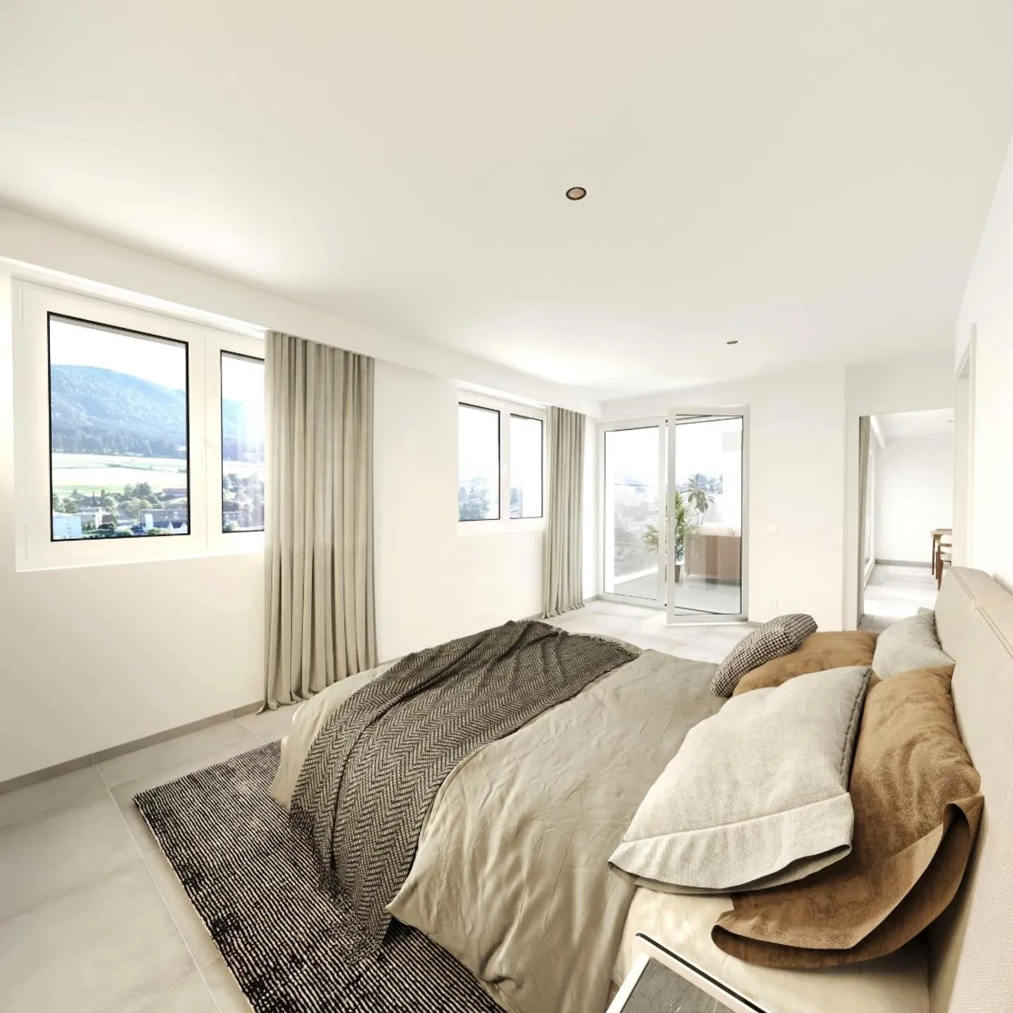 UNUSUEL - Magnifiques nouveaux appartements/villas avec terrasse de 5,5, 4,5, 3,5 et 2,5 pièces et garage - Photo 12 sur 21