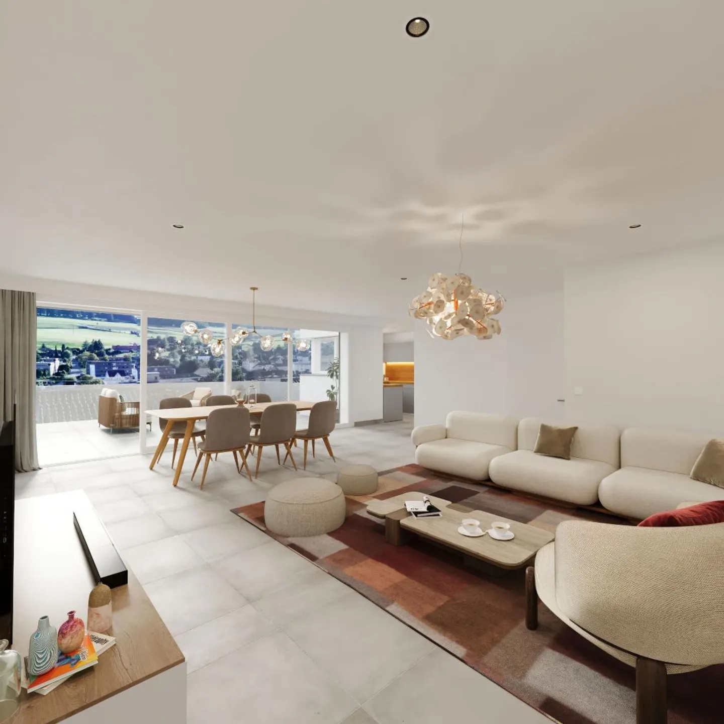 UNUSUEL - Magnifiques nouveaux appartements/villas avec terrasse de 5,5, 4,5, 3,5 et 2,5 pièces et garage - Photo 13 sur 21