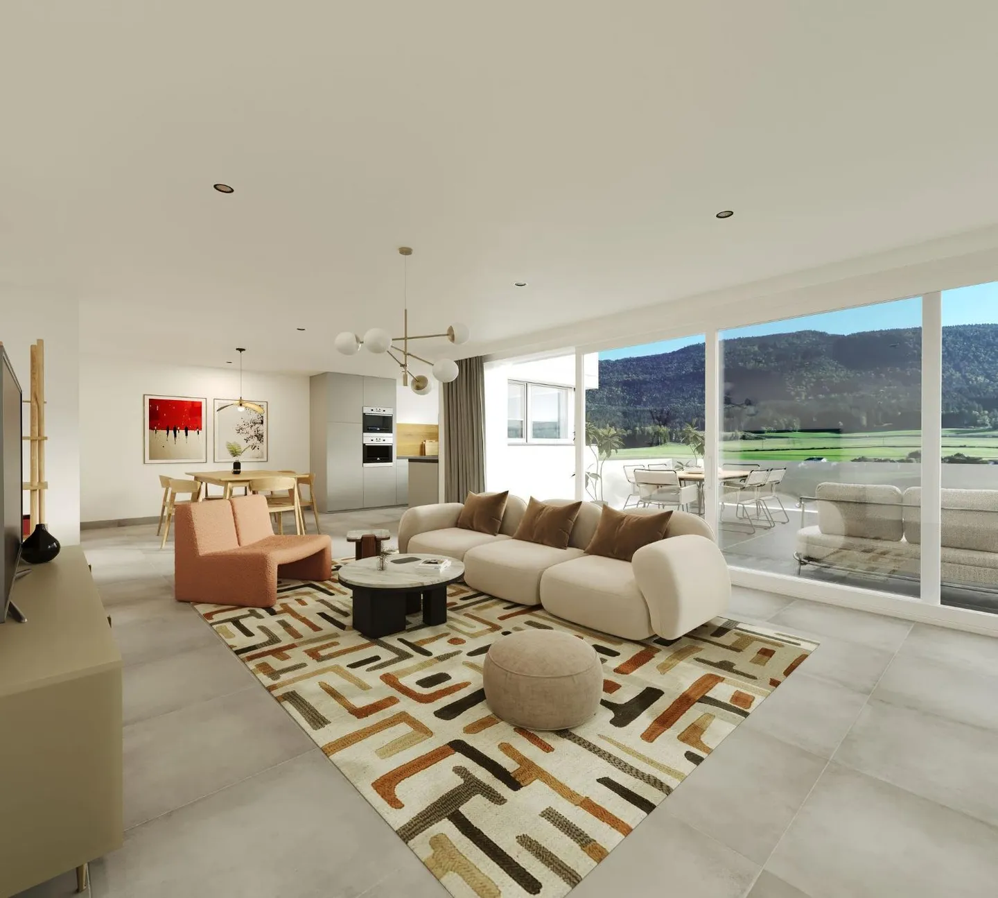 UNUSUEL - Magnifiques nouveaux appartements/villas avec terrasse de 5,5, 4,5, 3,5 et 2,5 pièces et garage - Photo 16 sur 21