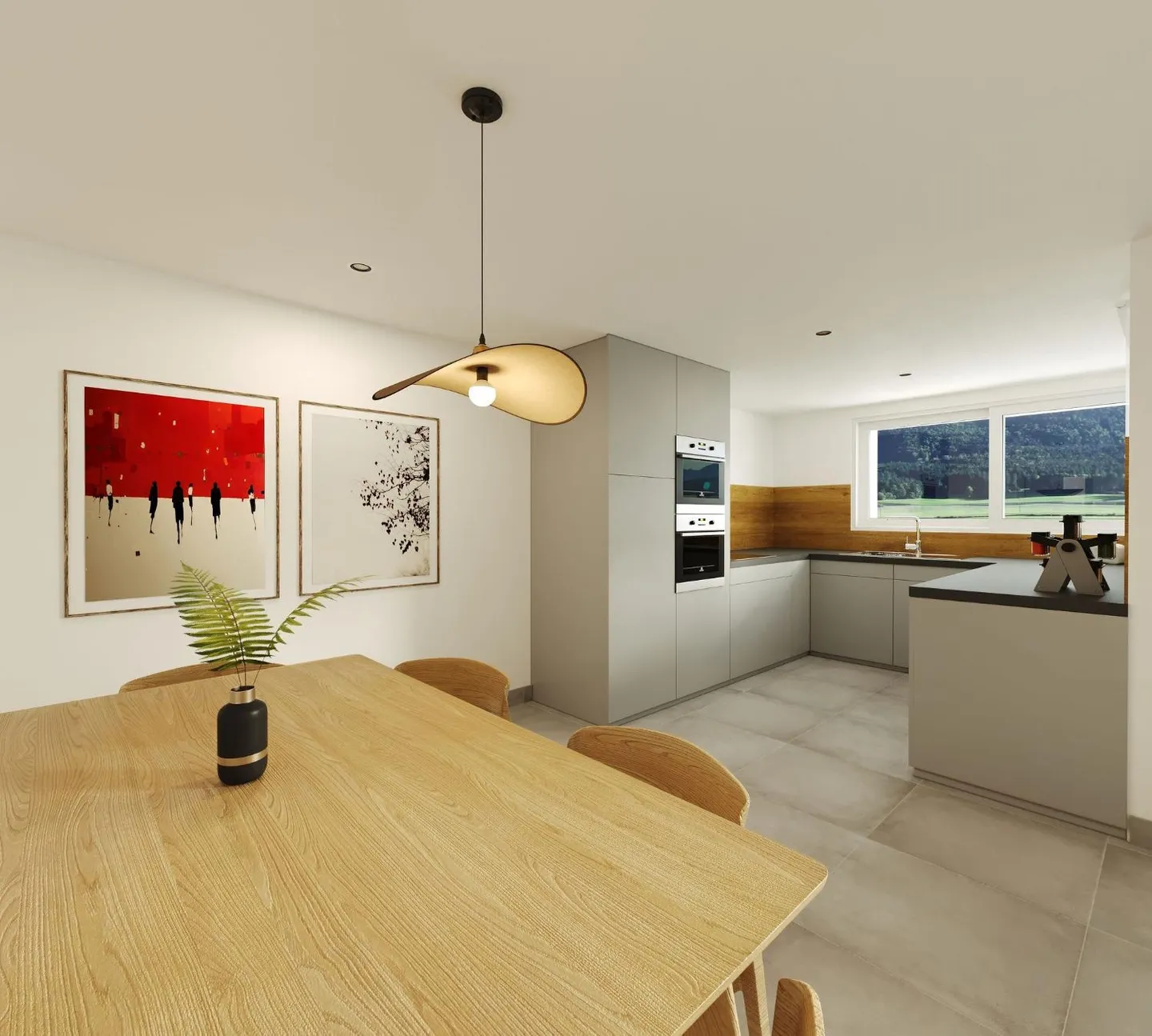 UNUSUEL - Magnifiques nouveaux appartements/villas avec terrasse de 5,5, 4,5, 3,5 et 2,5 pièces et garage - Photo 20 sur 21