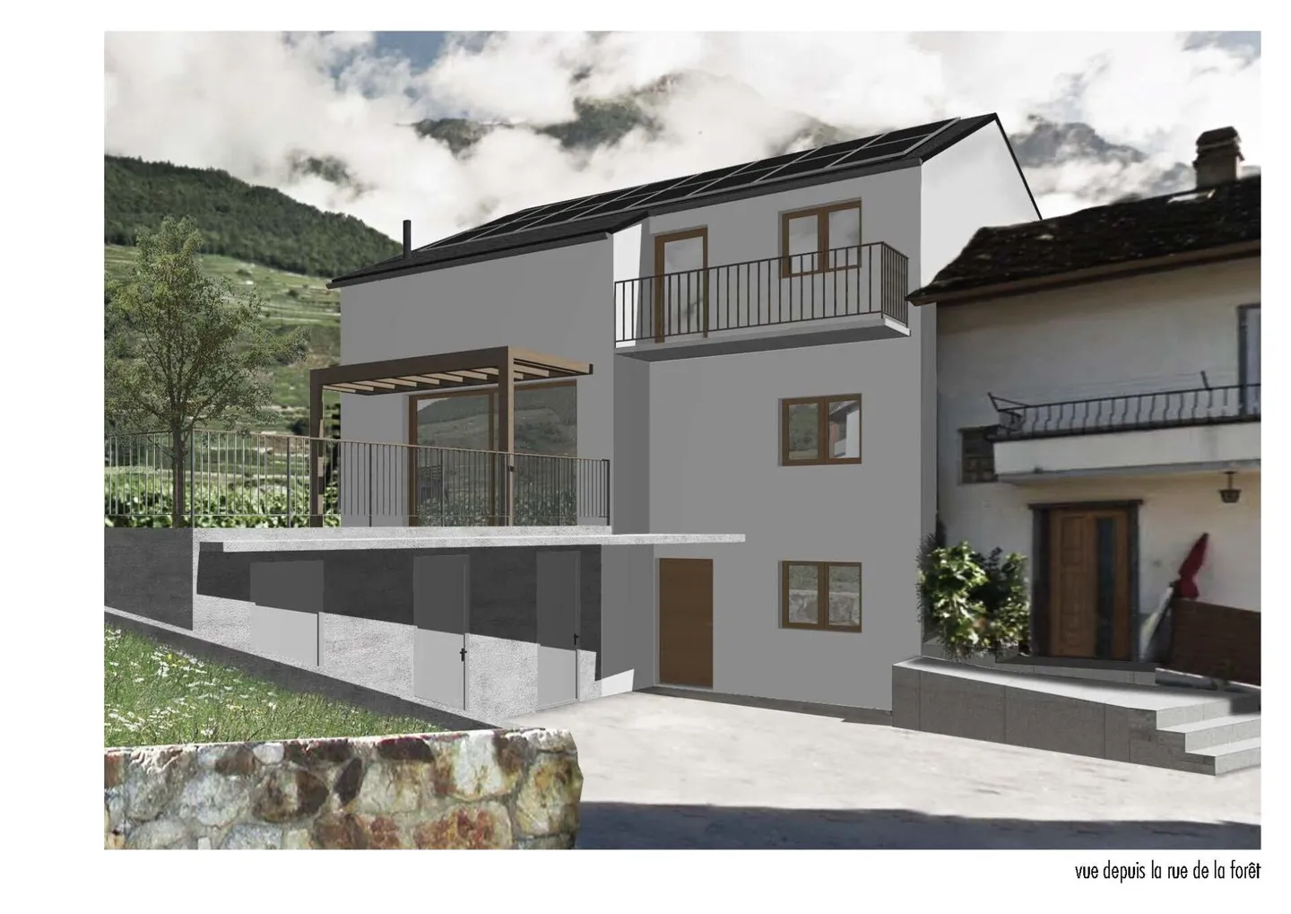 Superb renovated mazot of 5.5 rooms in the Commune of Fully - Photo 4 of 11