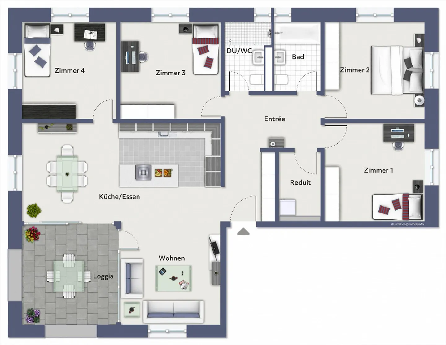 Exklusive 5.5-Zimmer-Wohnung in modernem Neubau in Entlebuch - Foto 20 von 20