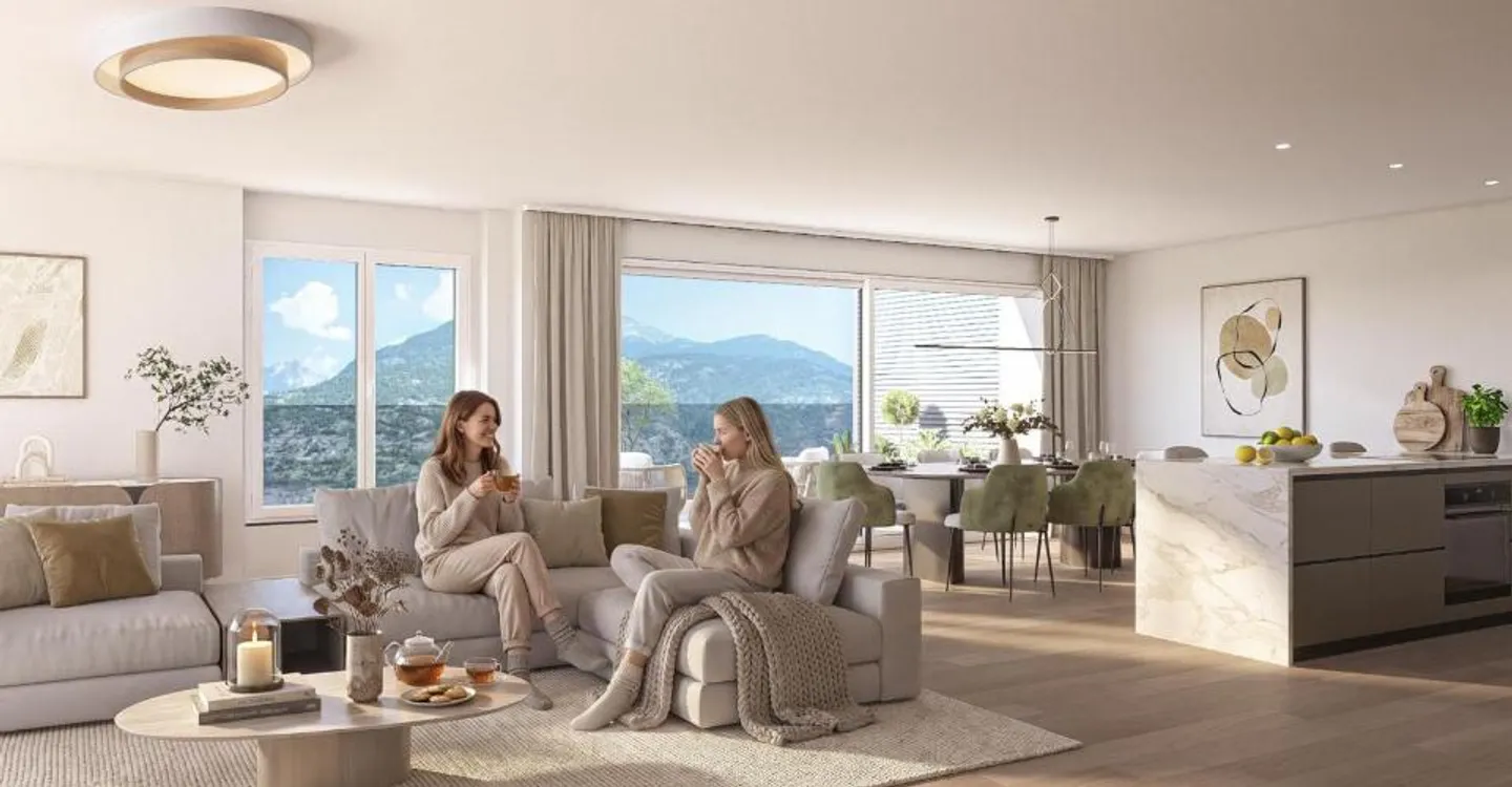 Vivre de manière unique, profiter durablement - Weingartenweg 26-30, Visp - Photo 1 sur 10