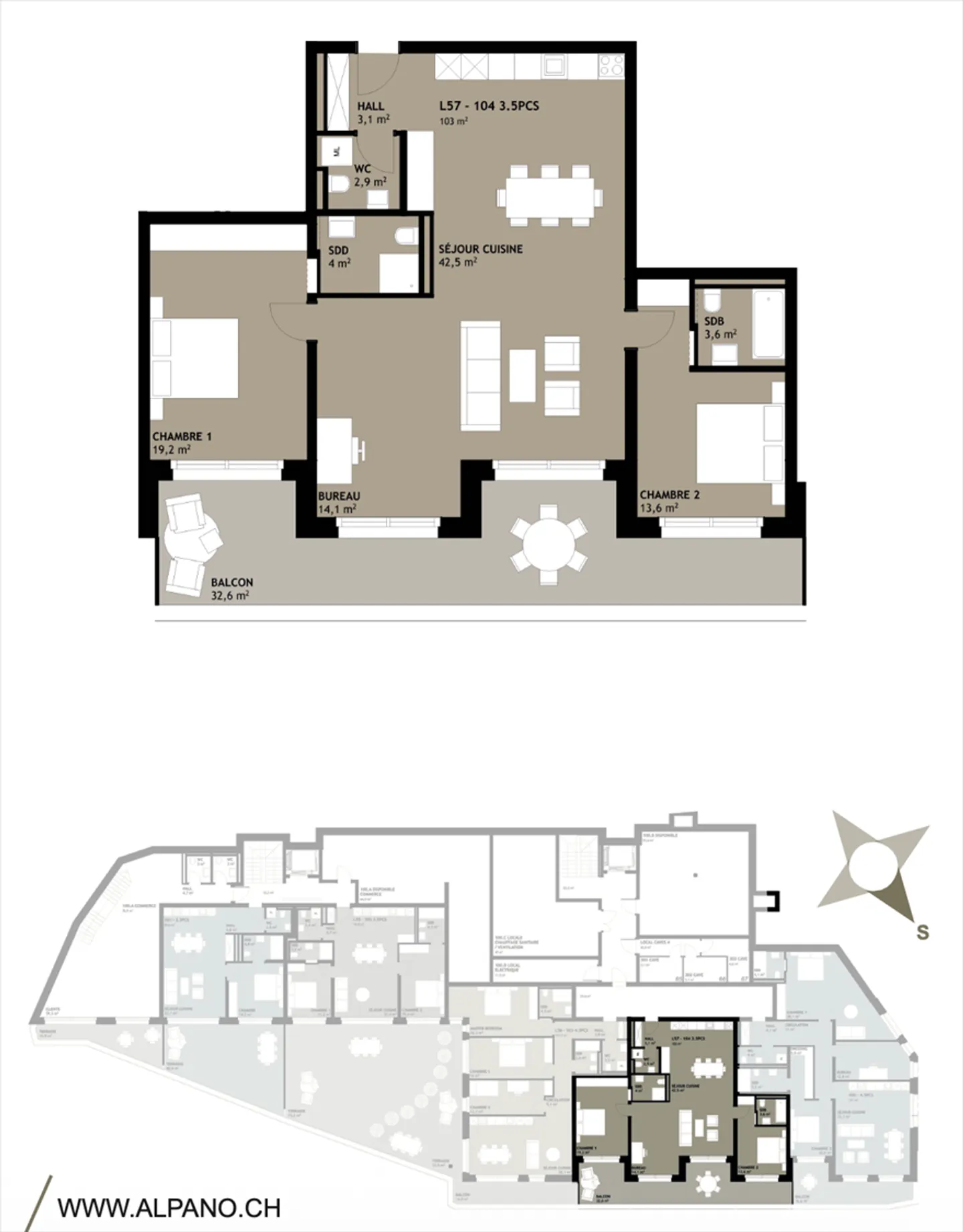 3,5-Zimmer-Wohnung - Foto 2 von 5