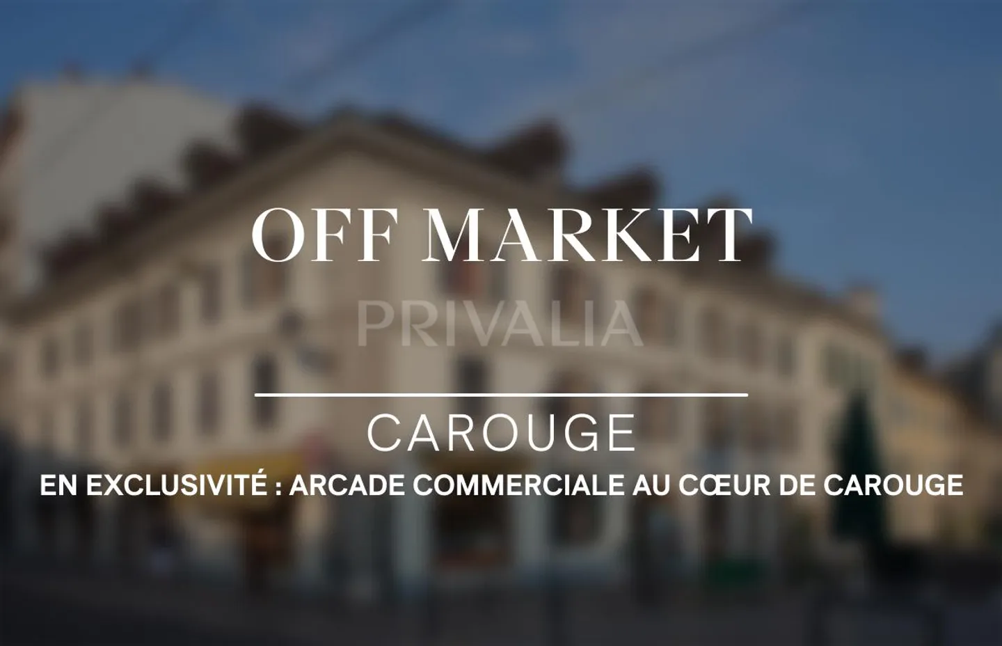 Exclusif : Arcade commerciale à louer, 197 m² PPE au cœur de Carouge - Photo 1 sur 2