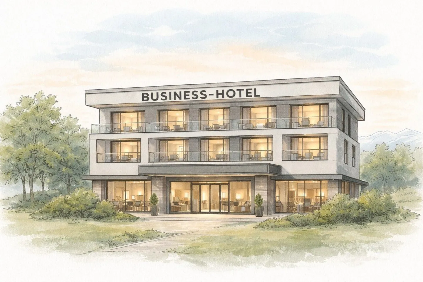 Vollautomatisiertes Business-Hotel Zentralschweiz - Foto 1 von 1