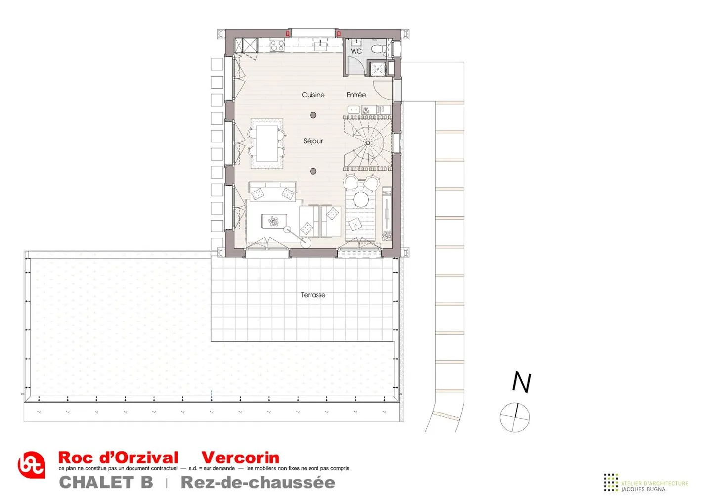 Vercorin - "Roc d'Orzival A" | Due chalet in residenza principale con garage-box - Foto 6 di 12