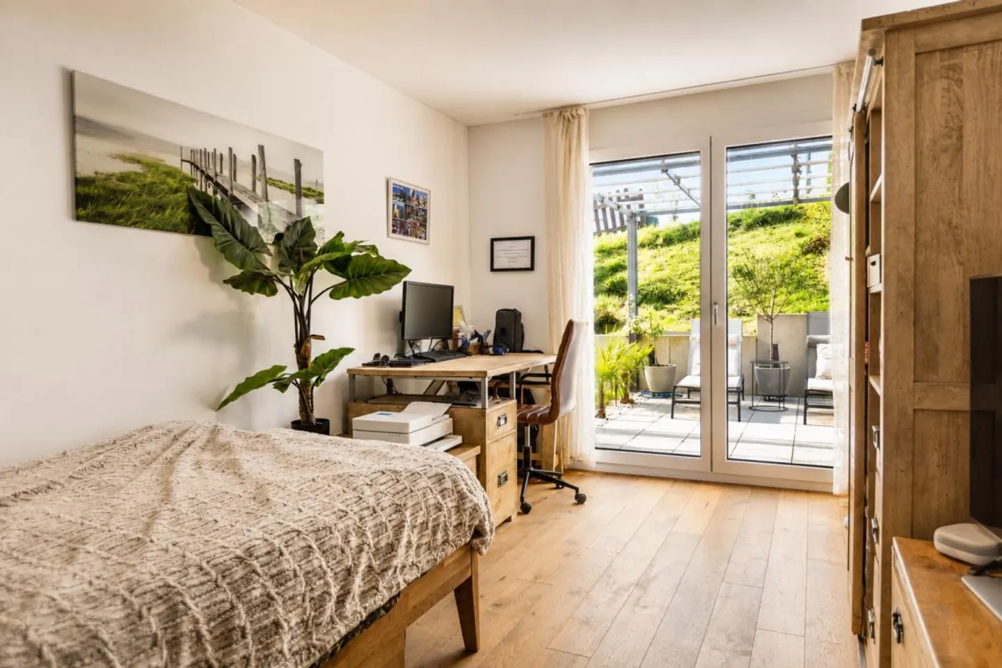 Stilvolle Gartenwohnung mit Blick - Foto 10 von 16