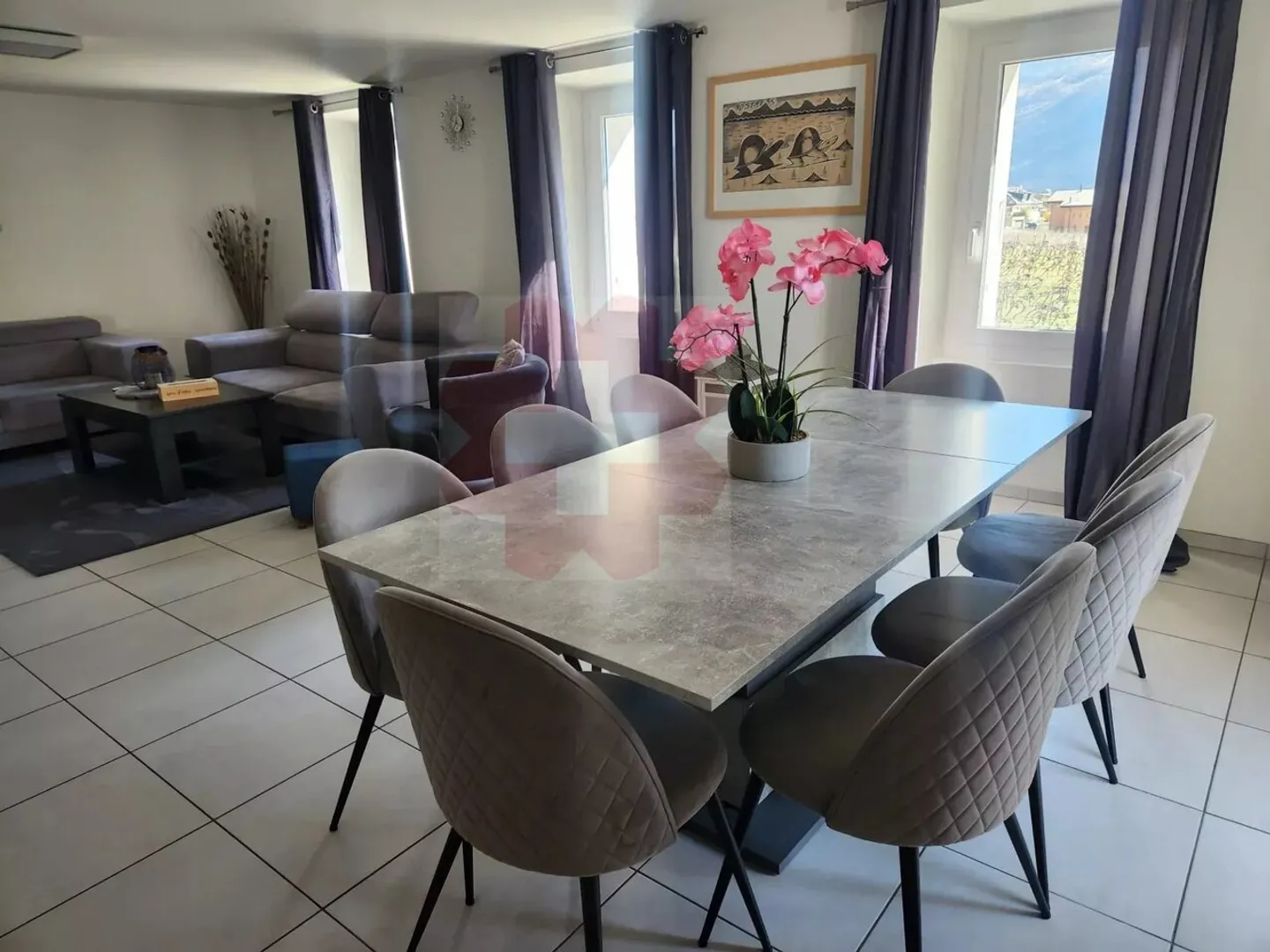 Dachgeschoss-Duplex 4.5 Zimmer Zentrum Leytron - Foto 2 von 7