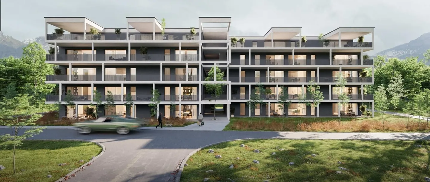 Idyllische Wohnumgebung in Aproz: Ihre neue 3,5-Zimmer-Wohnung zwischen Natur und Stadt - Foto 2 von 4
