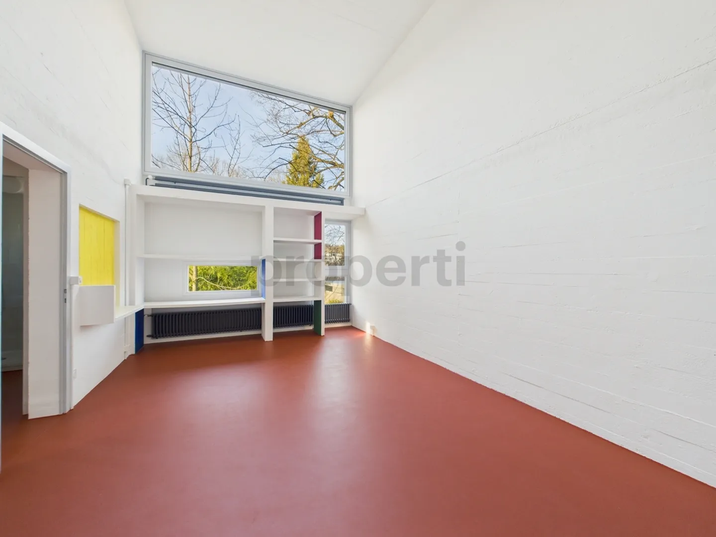 Wohnen in einer Ikone der Schweizer Architektur | Einzigartige Maisonettewohnung im denkmalgeschützten Atelier-5-Ensemble in Flamatt - Photo 5 of 13