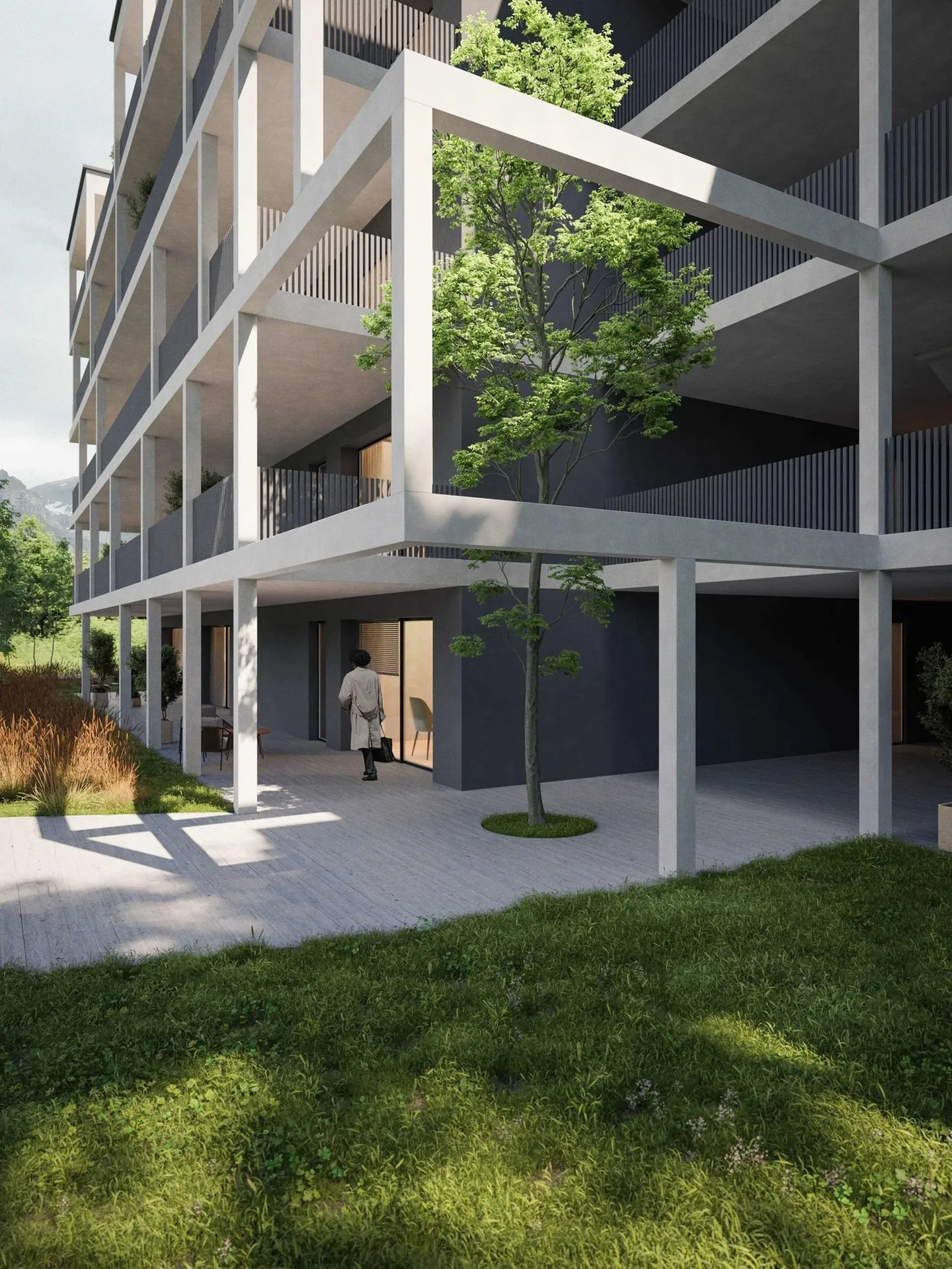 Idyllische Wohnumgebung in Aproz: Ihre neue 3,5-Zimmer-Wohnung zwischen Natur und Stadt - Foto 3 von 4