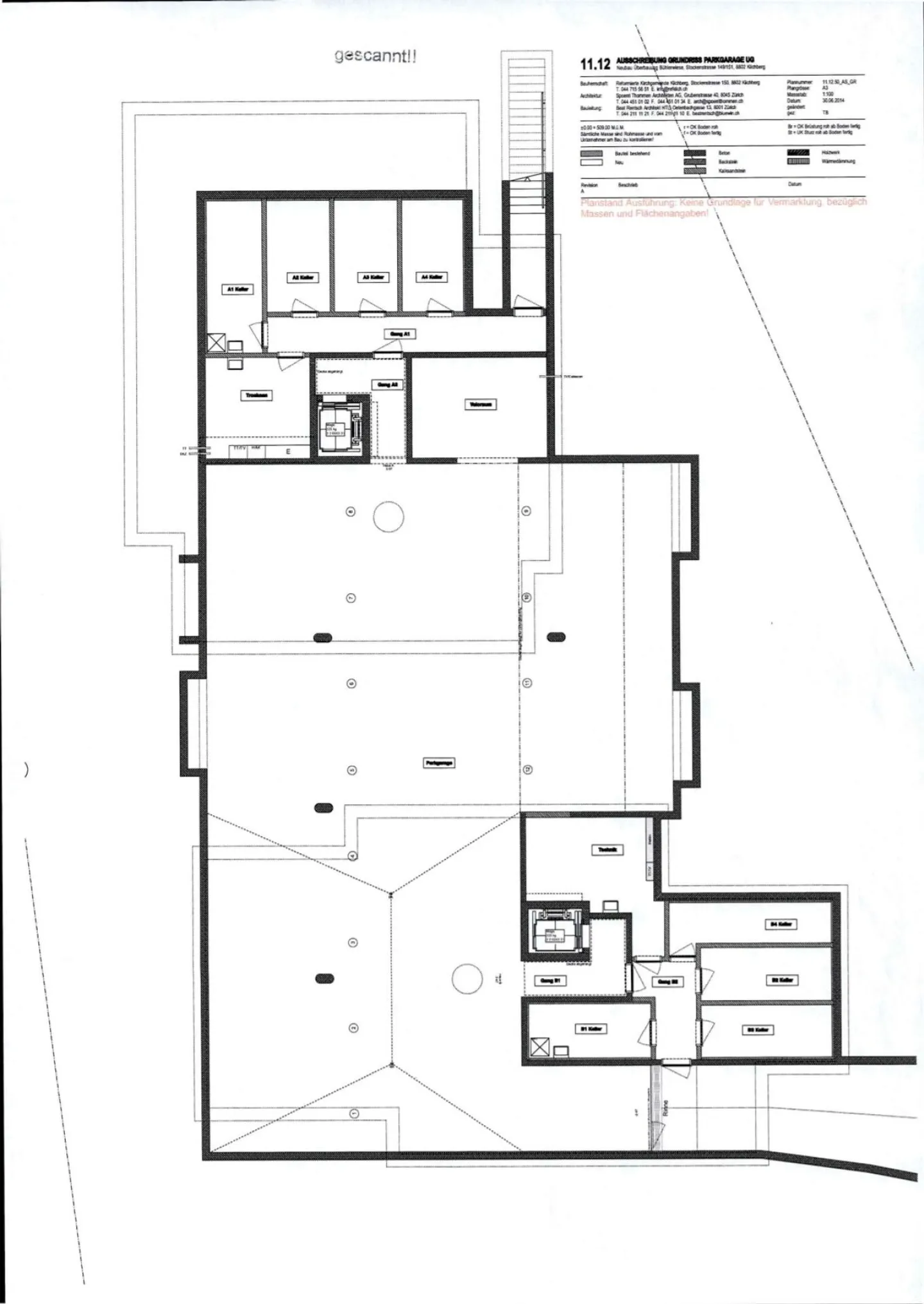 Place de parking gratuite dans un garage souterrain - Photo 2 sur 2