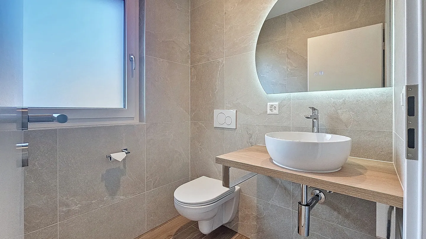 2 neue Villen mit 5 Zimmern zur Miete in Domdidier / FR (Villen E und F) - Foto 13 von 25