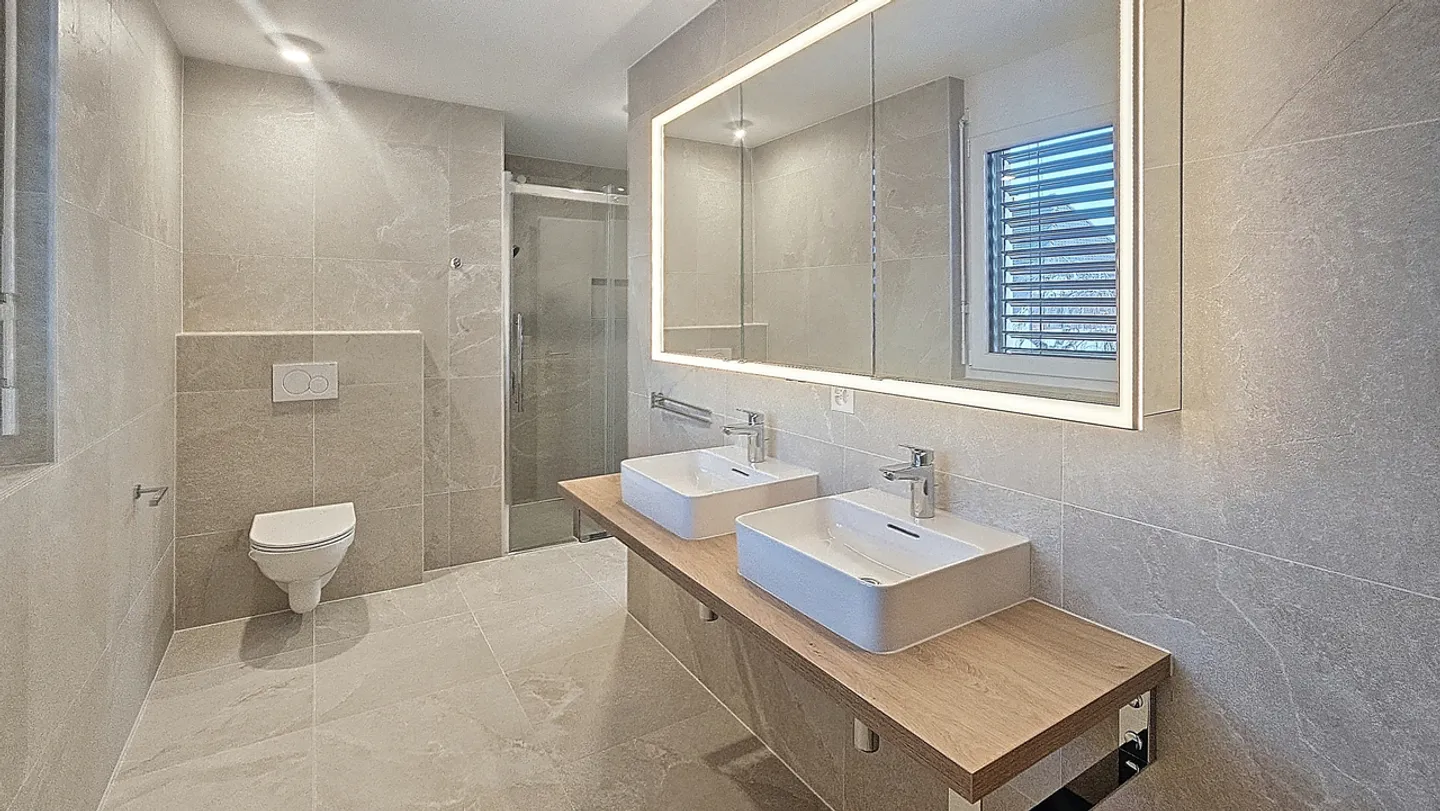2 neue Villen mit 5 Zimmern zur Miete in Domdidier / FR (Villen E und F) - Foto 23 von 25
