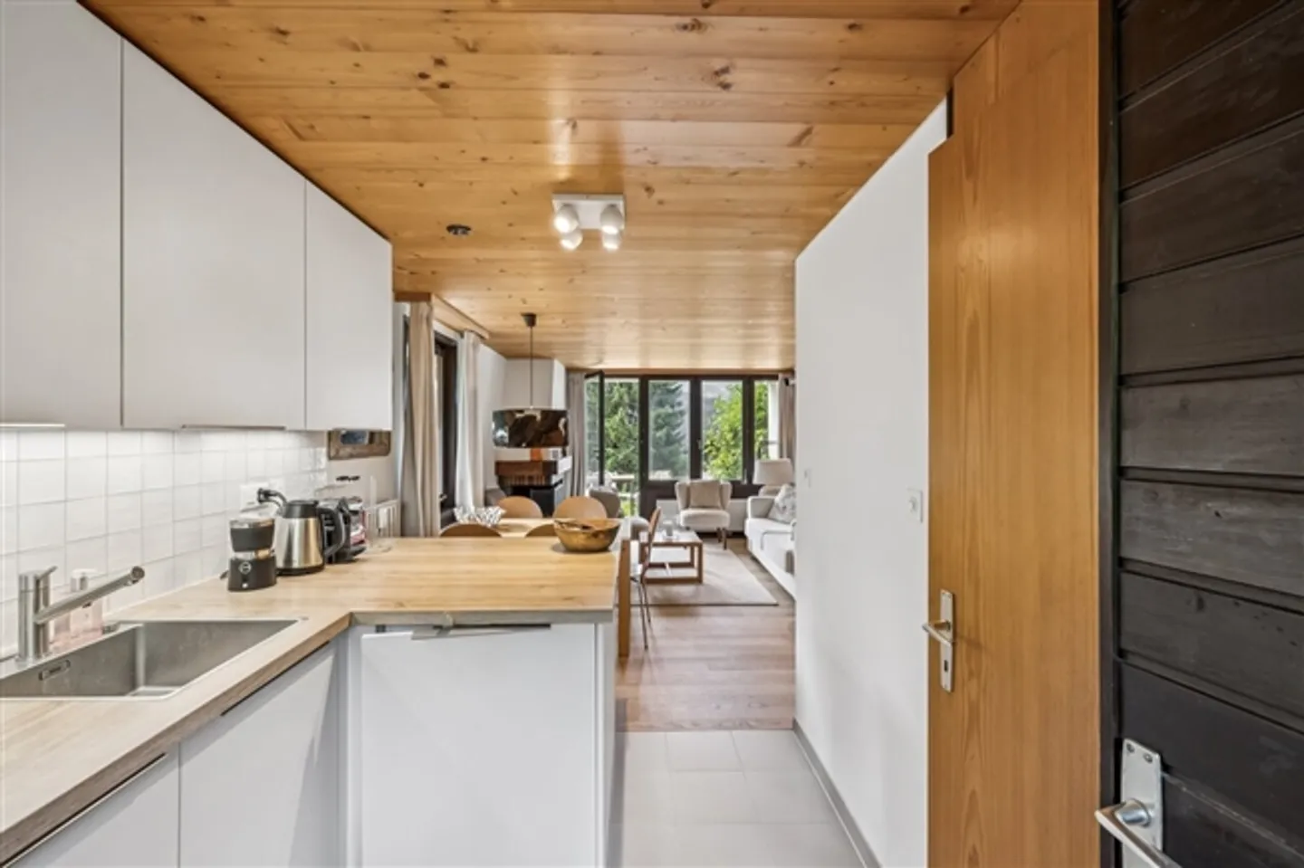 Renovated 2-room apartment with terrace in Alpe des Chaux / Gryon - Photo 11 of 15