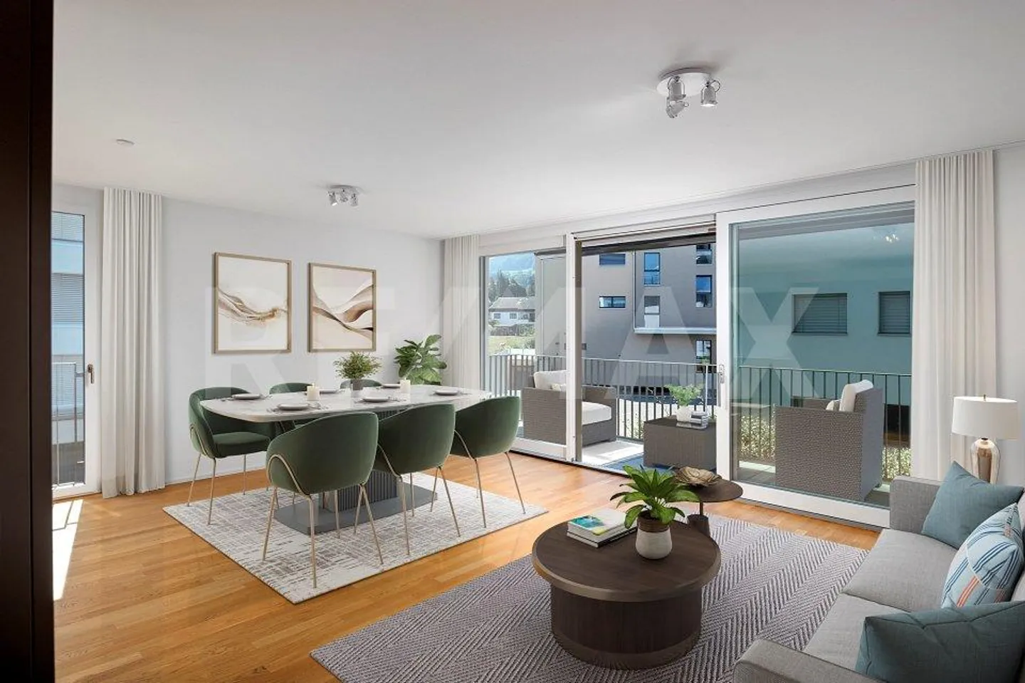 Modernes Apartment mit sonnigem Balkon - Foto 6 von 13