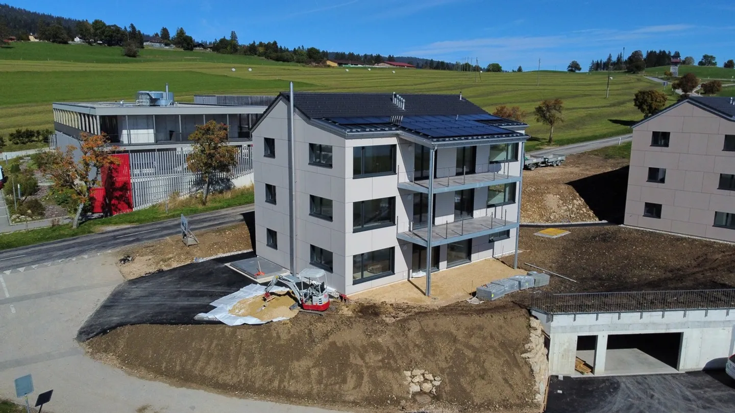 Appt neuf de 2.5 pces, balcon  Splendide vue sur le lac et les Alpes - Photo 1 sur 13