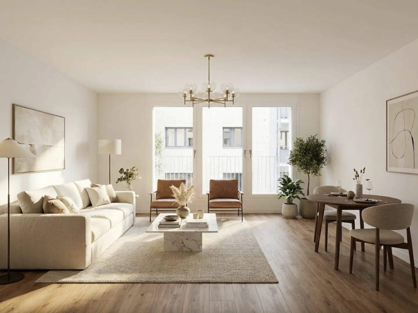 Appartement moderne de 3,5 pièces avec belle terrasse à Lachen - Photo 2 sur 10