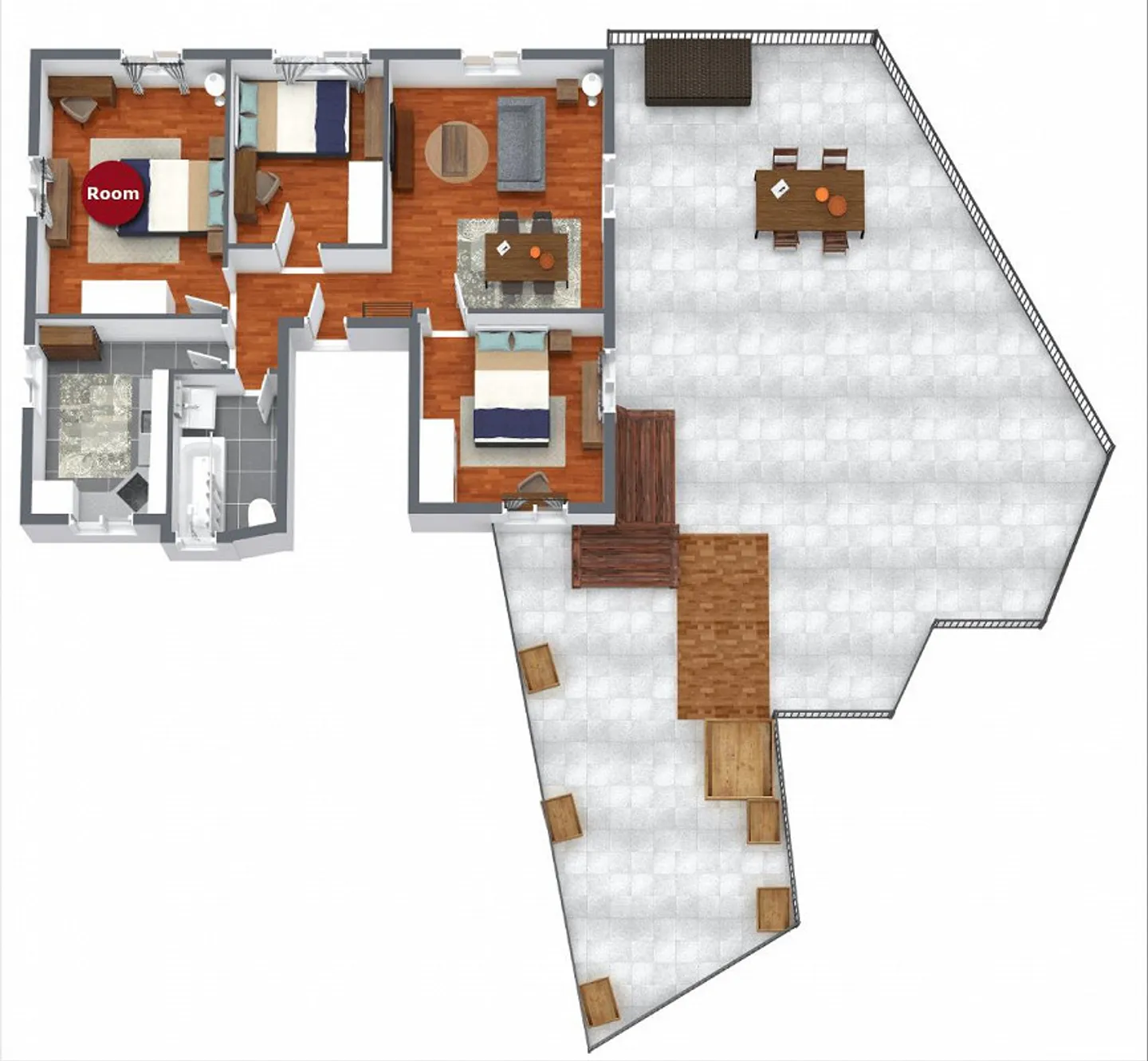 Camera arredata in appartamento modernizzato in ottima posizione - Foto 31 di 31