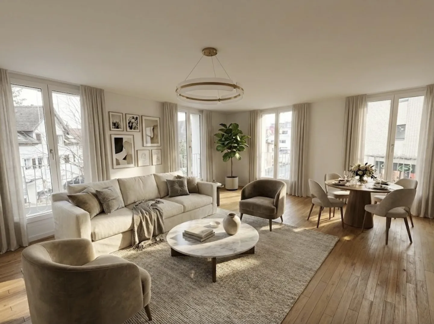 Appartement moderne de 2,5 pièces à Lachen - Photo 1 sur 6