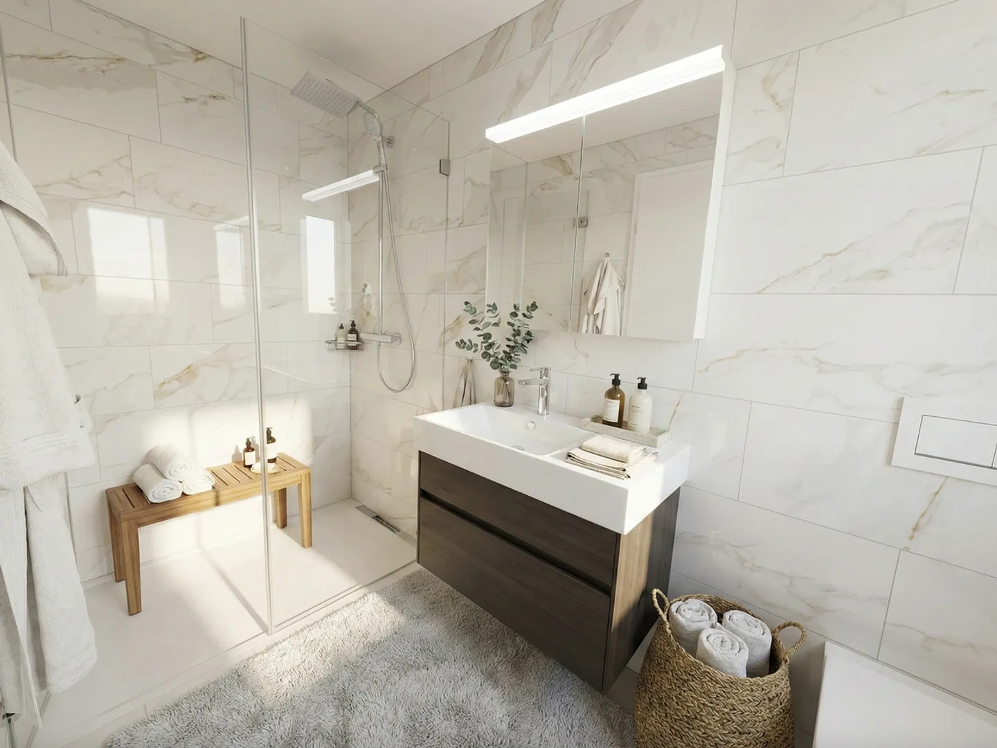 Appartement moderne de 2,5 pièces à Lachen - Photo 5 sur 6