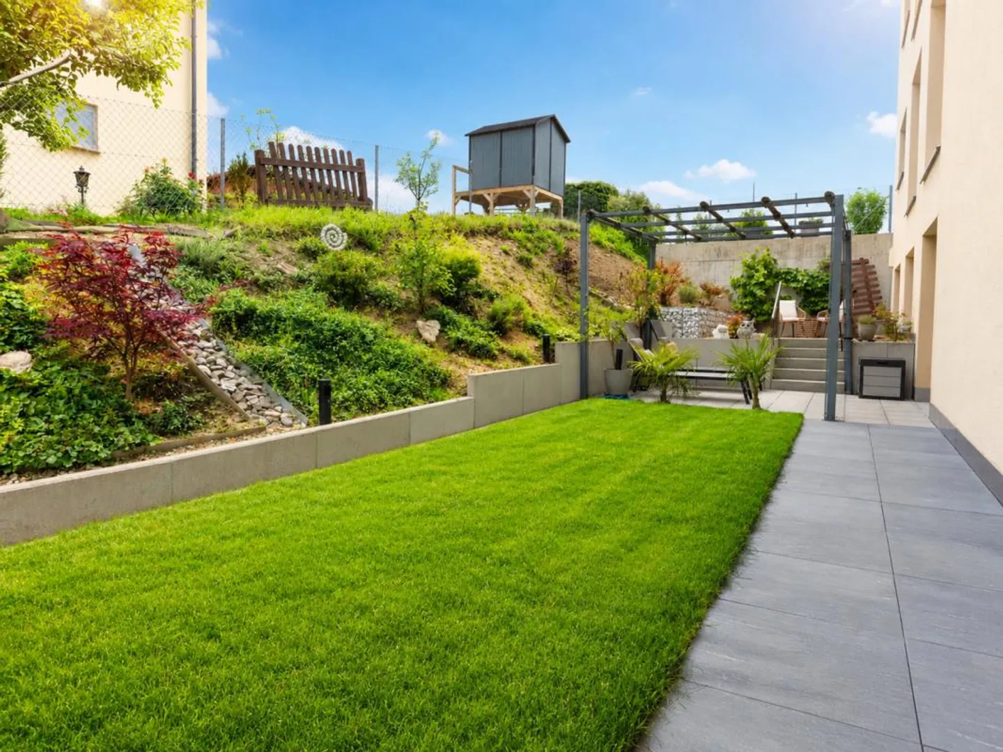 Stilvolle Gartenwohnung mit Blick - Foto 5 von 16