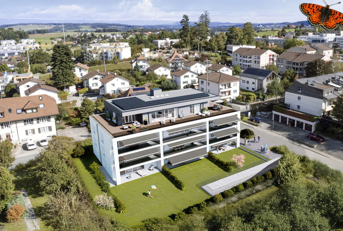 Magnifique 4,5 pièces dans une nouvelle promotion emplacement idéal - Photo 3 sur 4