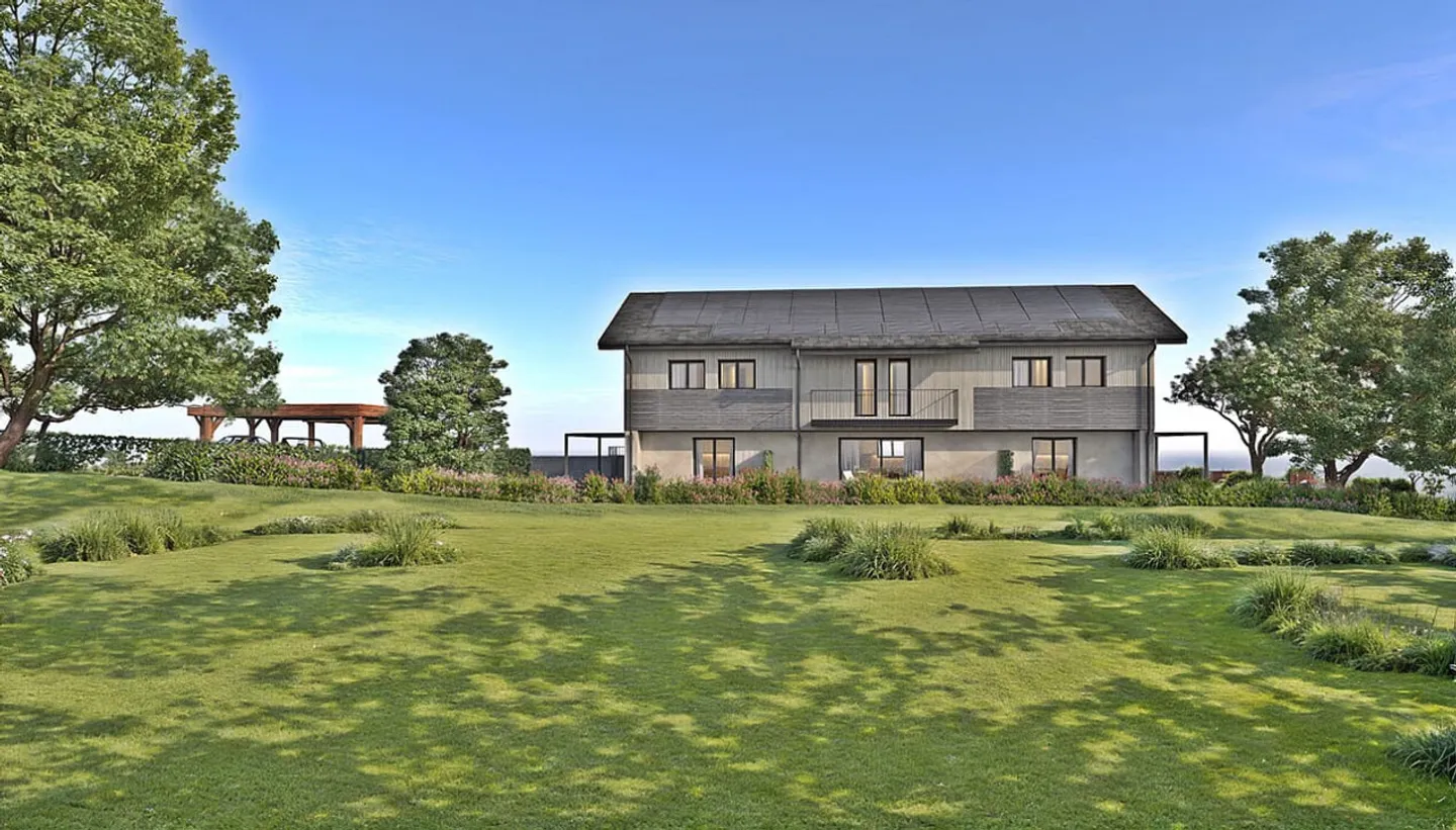 Promotion de 3 belles villas situées à 3 mn de Nyon - Permis en force - Photo 2 sur 3