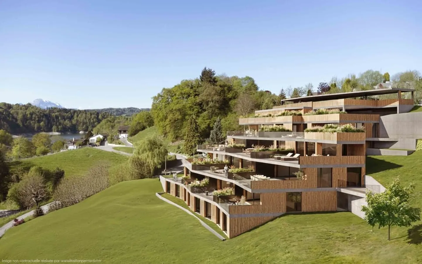 Une adresse d'exception à Rossens, construction de 12 appartements - Photo 2 sur 7