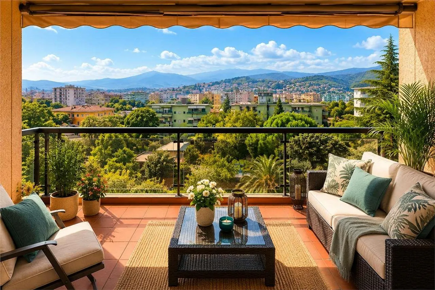 Appartement lumineux de 3,5 pièces avec terrasse dans une résidence prestigieuse - Photo 1 sur 11