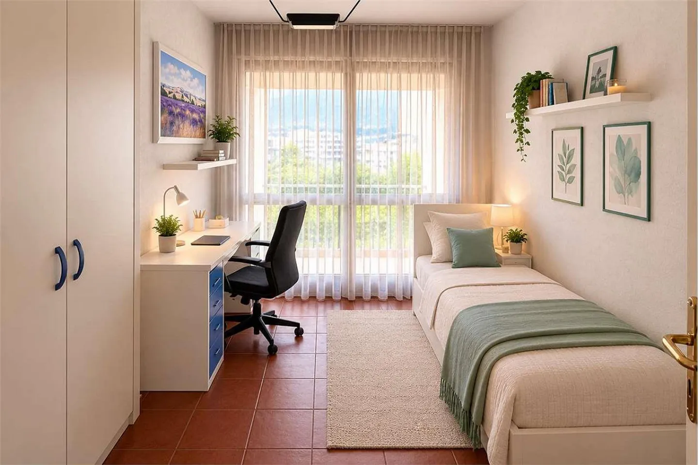 Appartement lumineux de 3,5 pièces avec terrasse dans une résidence prestigieuse - Photo 9 sur 11