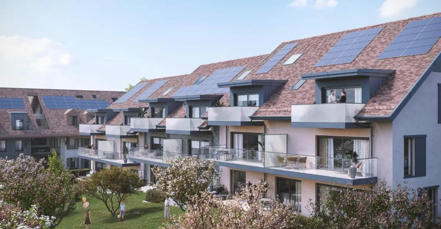 New promotion "Harmonia" in Romanel-sur-Lausanne - New 5.5 room duplex apartment for sale - Photo 2 of 12