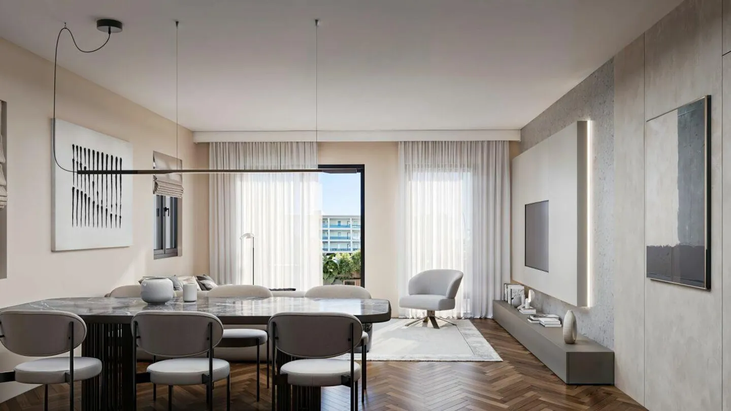 Neue und elegante 3.5 Zimmer-Wohnung mit Terrasse - Foto 3 von 8