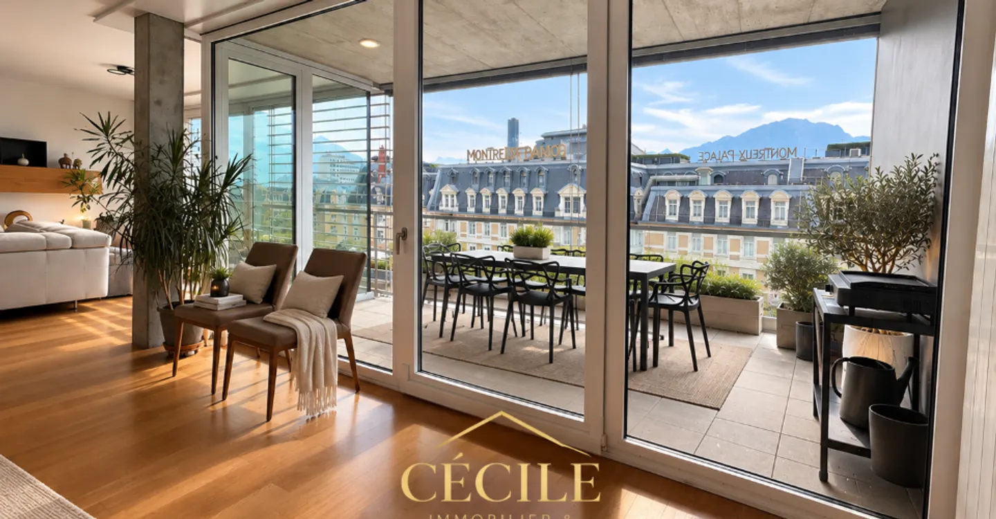 4.5-room apartment of 142 m² in the heart of Montreux - Photo 9 of 18