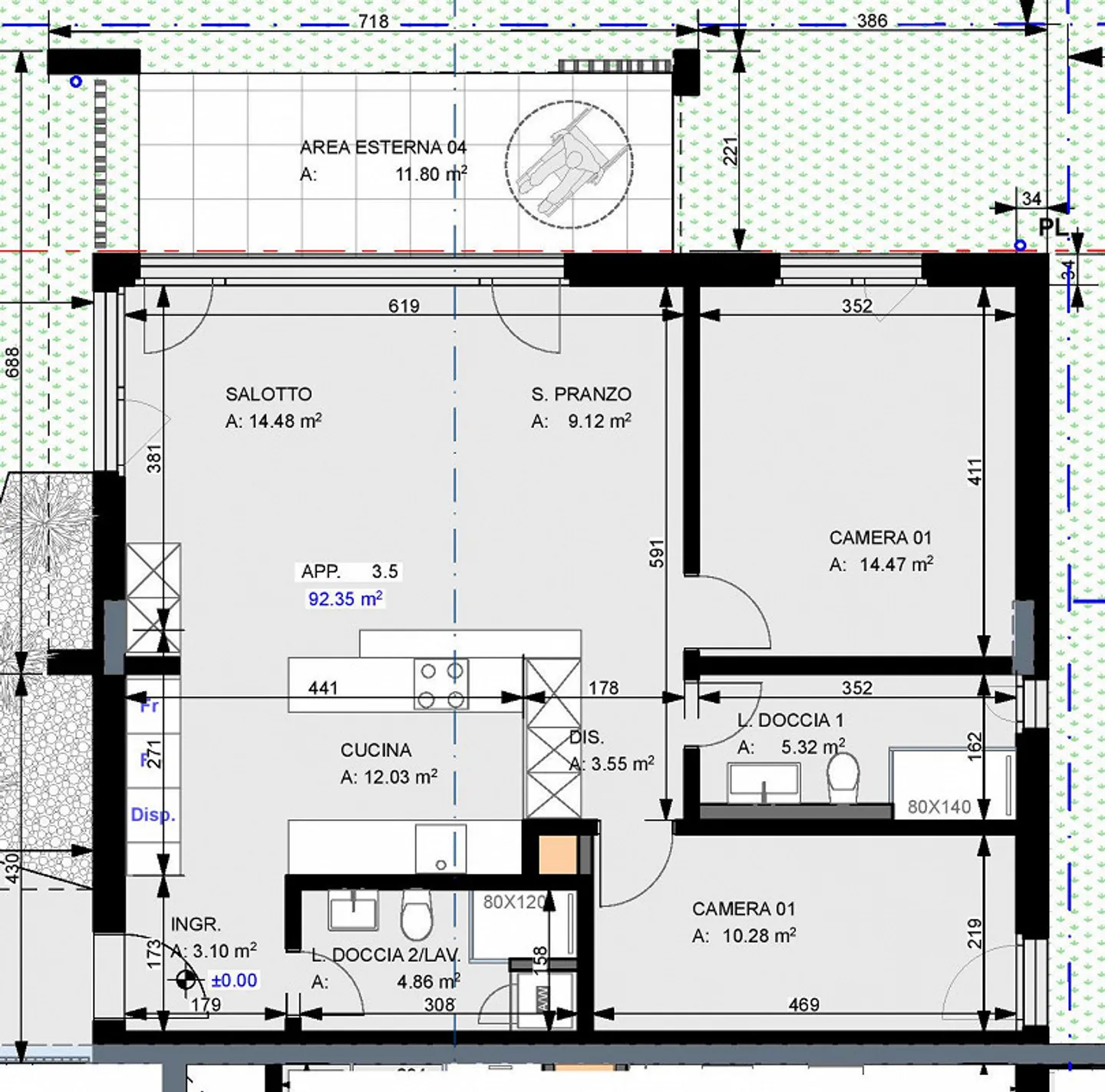 Neue Wohnung mit großem Garten in bequemer und strategischer Lage - Foto 12 von 13