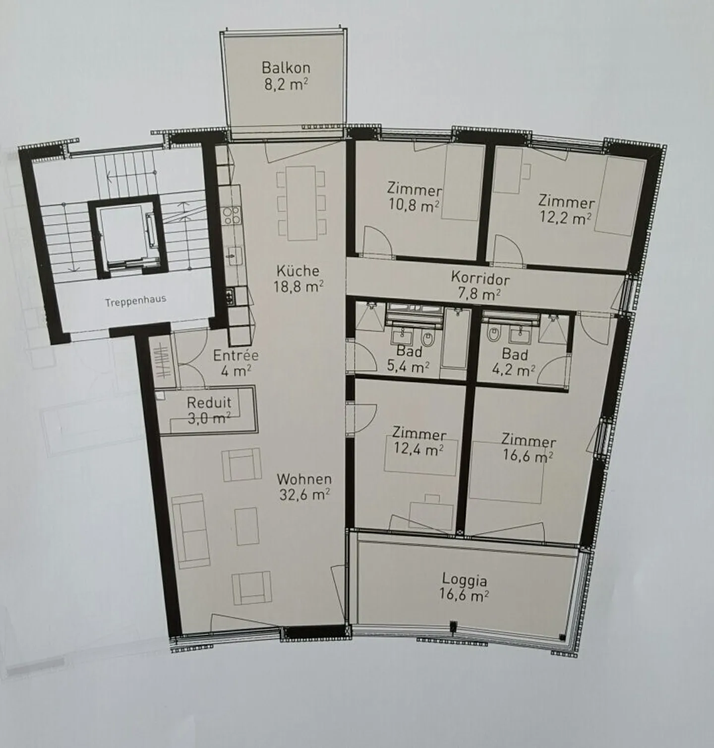 Moderne 5.5-Zimmerwohnung in Liebefeld - Foto 6 von 6