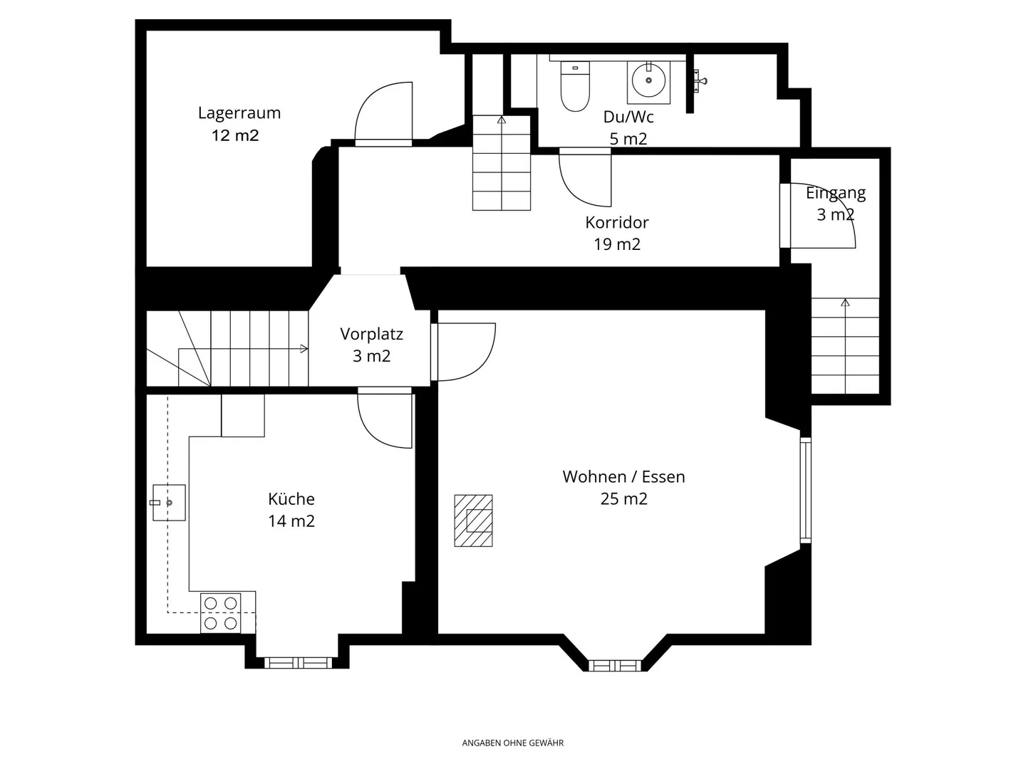 Maison de 5 pièces avec terrasse, jardin et sous-sol aménageable - Photo 11 sur 14