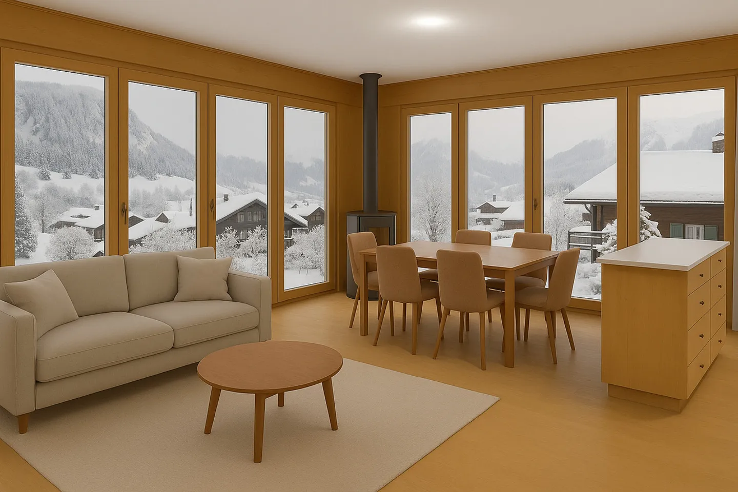 Balcon Traversant &amp; Lumière Alpine LOT 6 : Un 2.5 Pièces dÉlégance - Photo 1 sur 12
