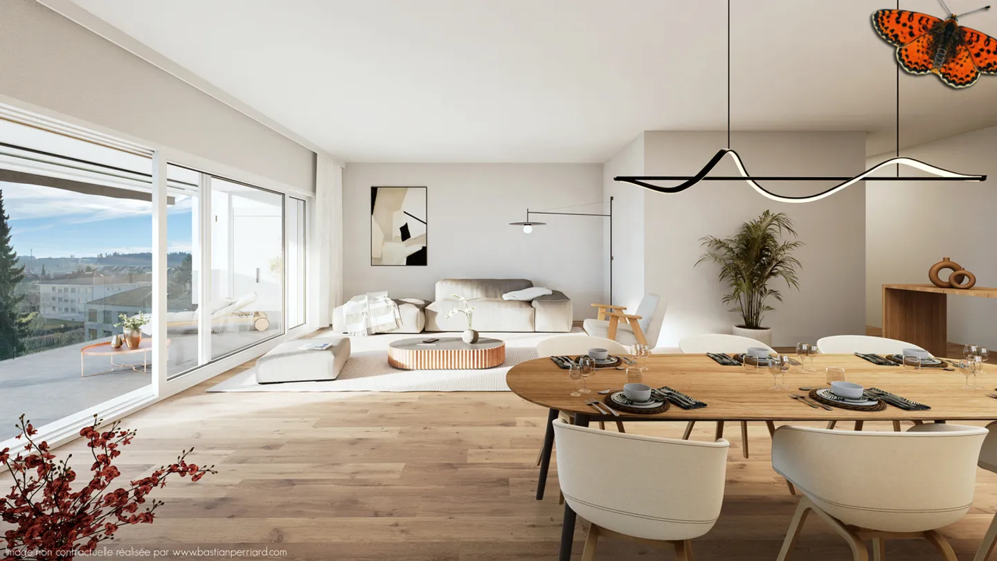 Magnifique 4,5 pièces dans une nouvelle promotion emplacement idéal - Photo 1 sur 4