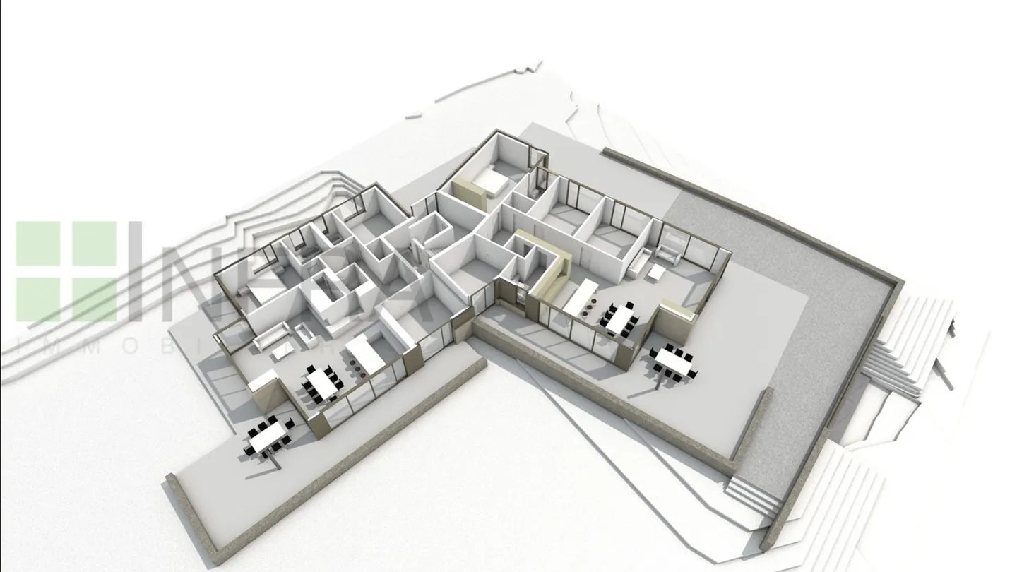 Außergewöhnliche Gartenwohnung von 170 m² in einer zeitgenössischen Residenz - Foto 12 von 13