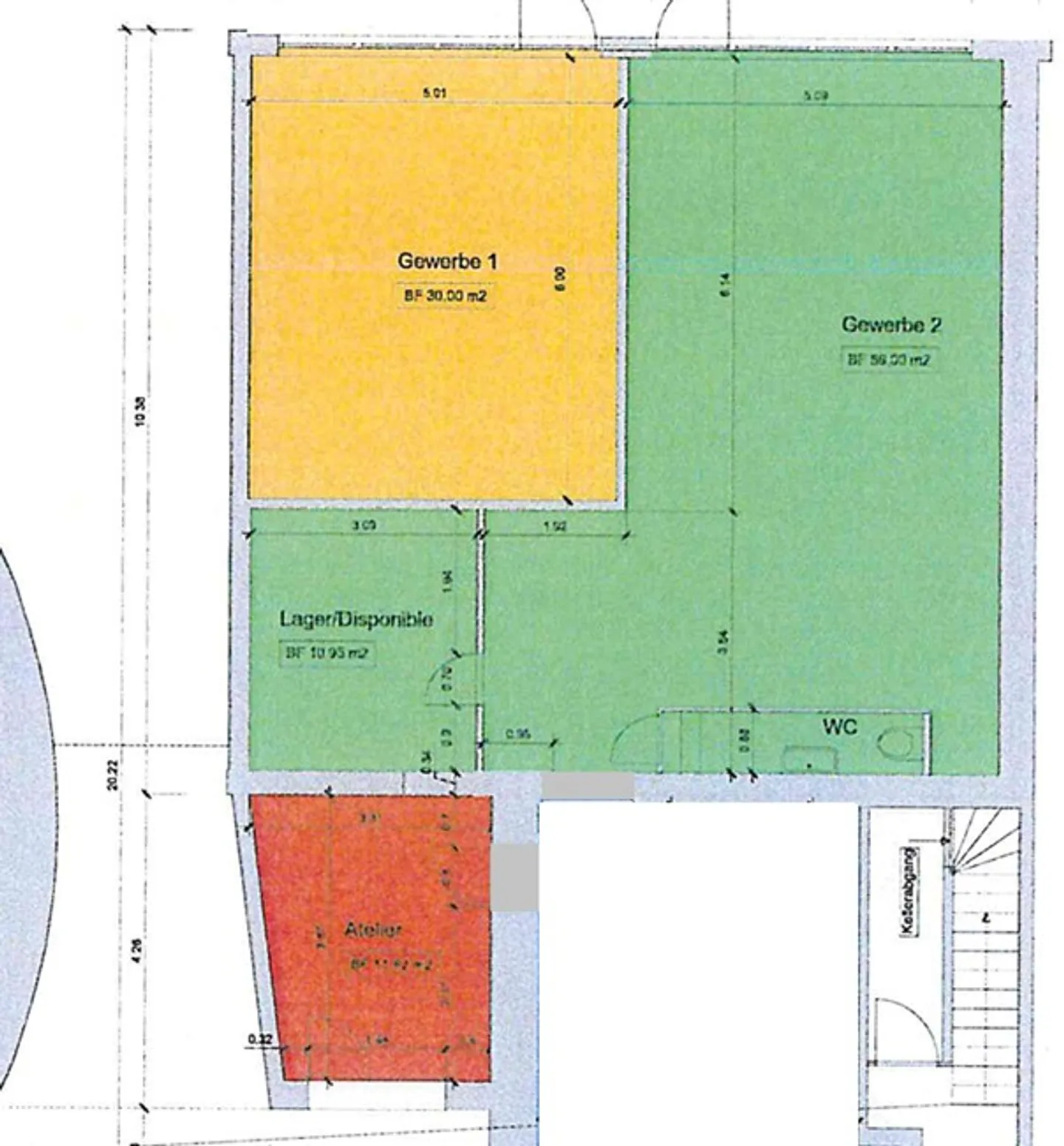 Gewerbefläche in der Solothurner Altstadt zu vermieten - Foto 7 von 8