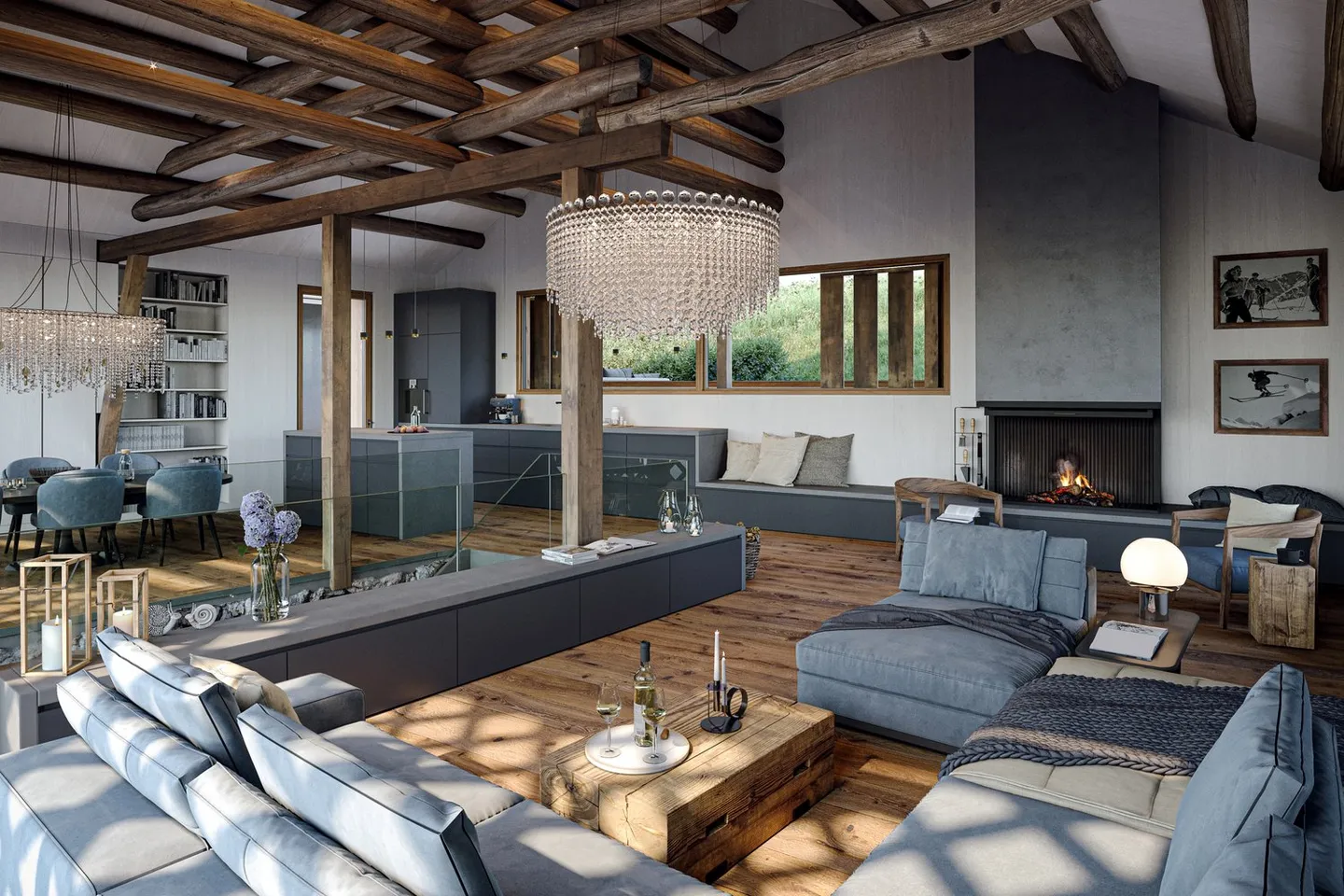 Historischer Stall in den Alpen - Foto 1 von 20